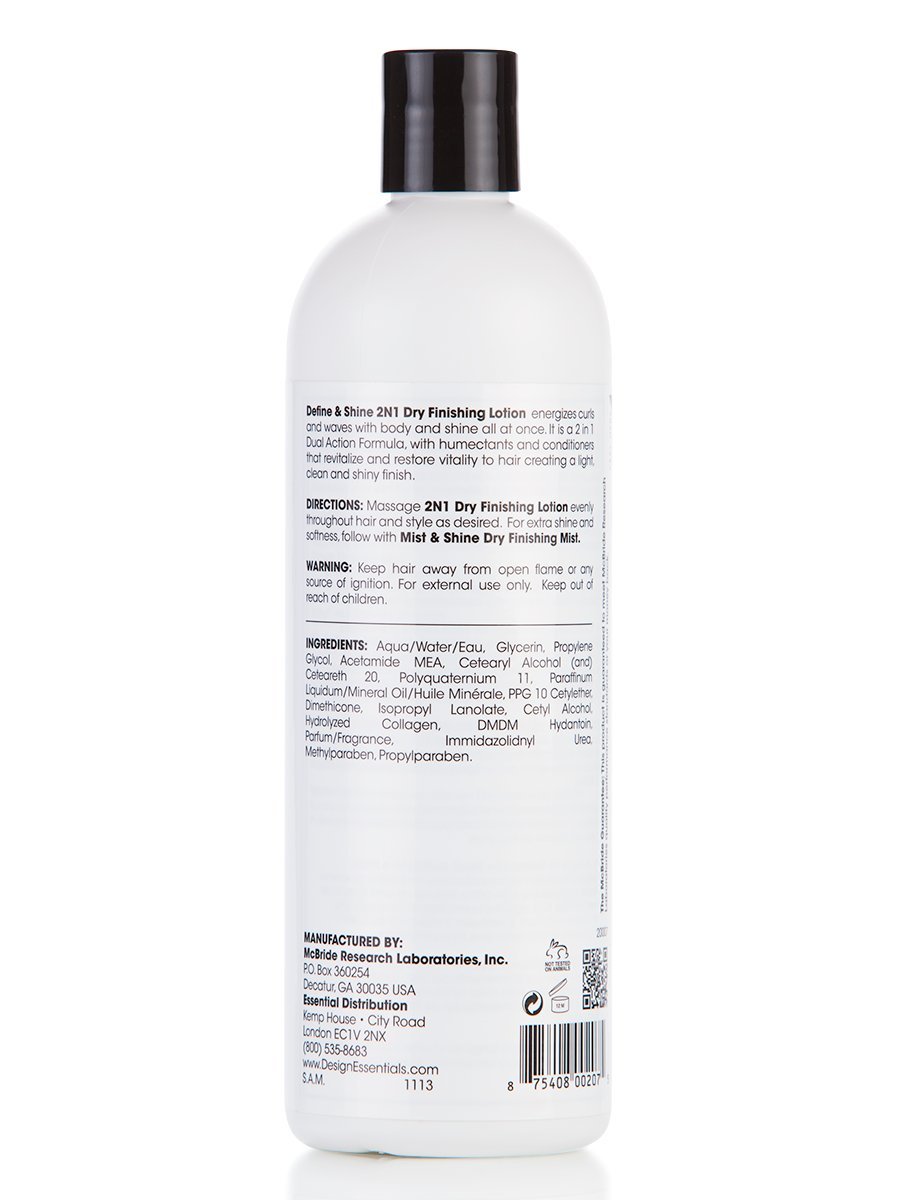 Foto 4 pulgar | Loción De Acabado En Seco Design Essentials Define & Shine 2-n-1 480 Ml - Venta Internacional.