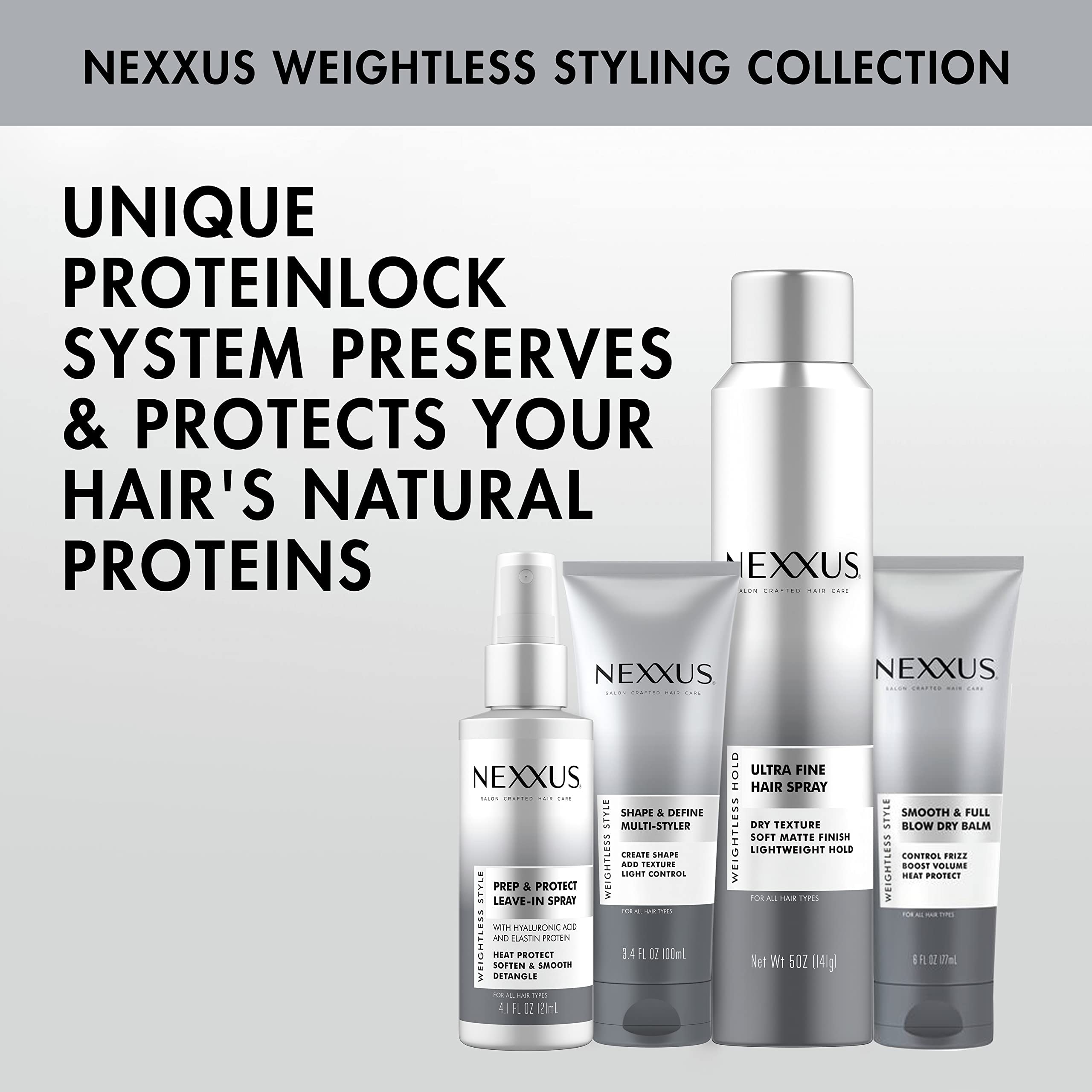 Foto 5 pulgar | Crema Para Peinar Nexxus Smooth & Full Blow Dry Balm 180 Ml - Venta Internacional.