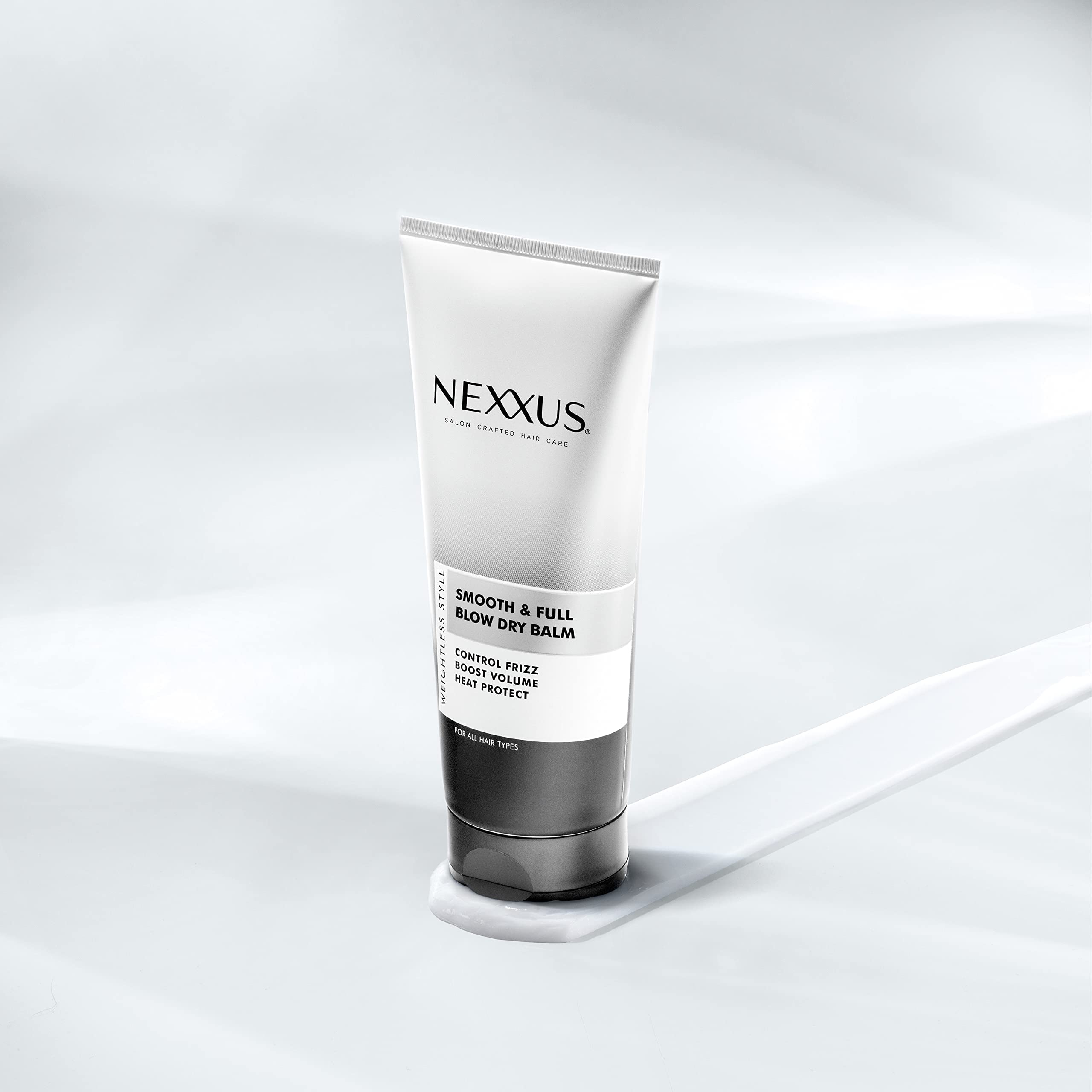 Foto 6 pulgar | Crema Para Peinar Nexxus Smooth & Full Blow Dry Balm 180 Ml - Venta Internacional.