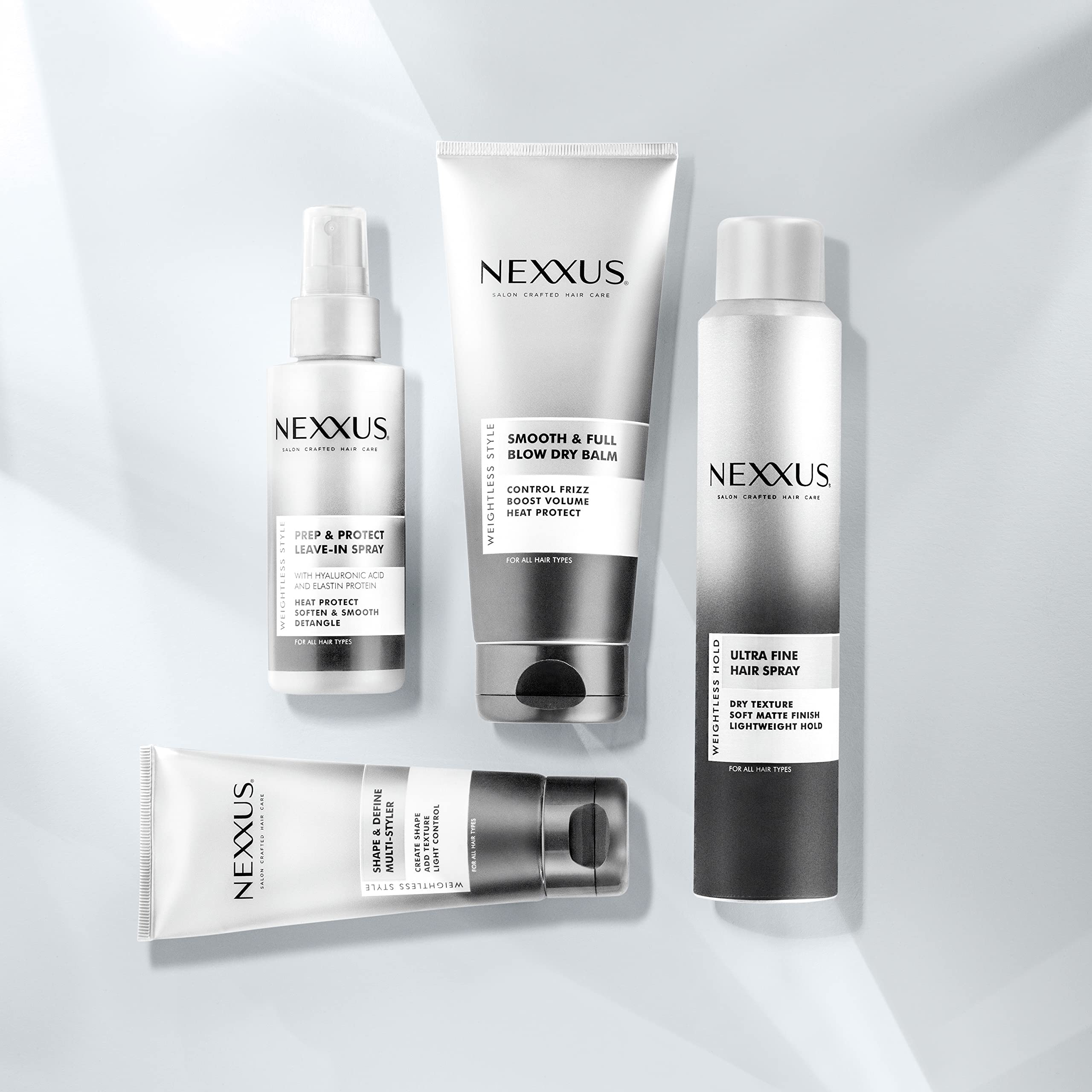 Foto 7 pulgar | Crema Para Peinar Nexxus Smooth & Full Blow Dry Balm 180 Ml - Venta Internacional.