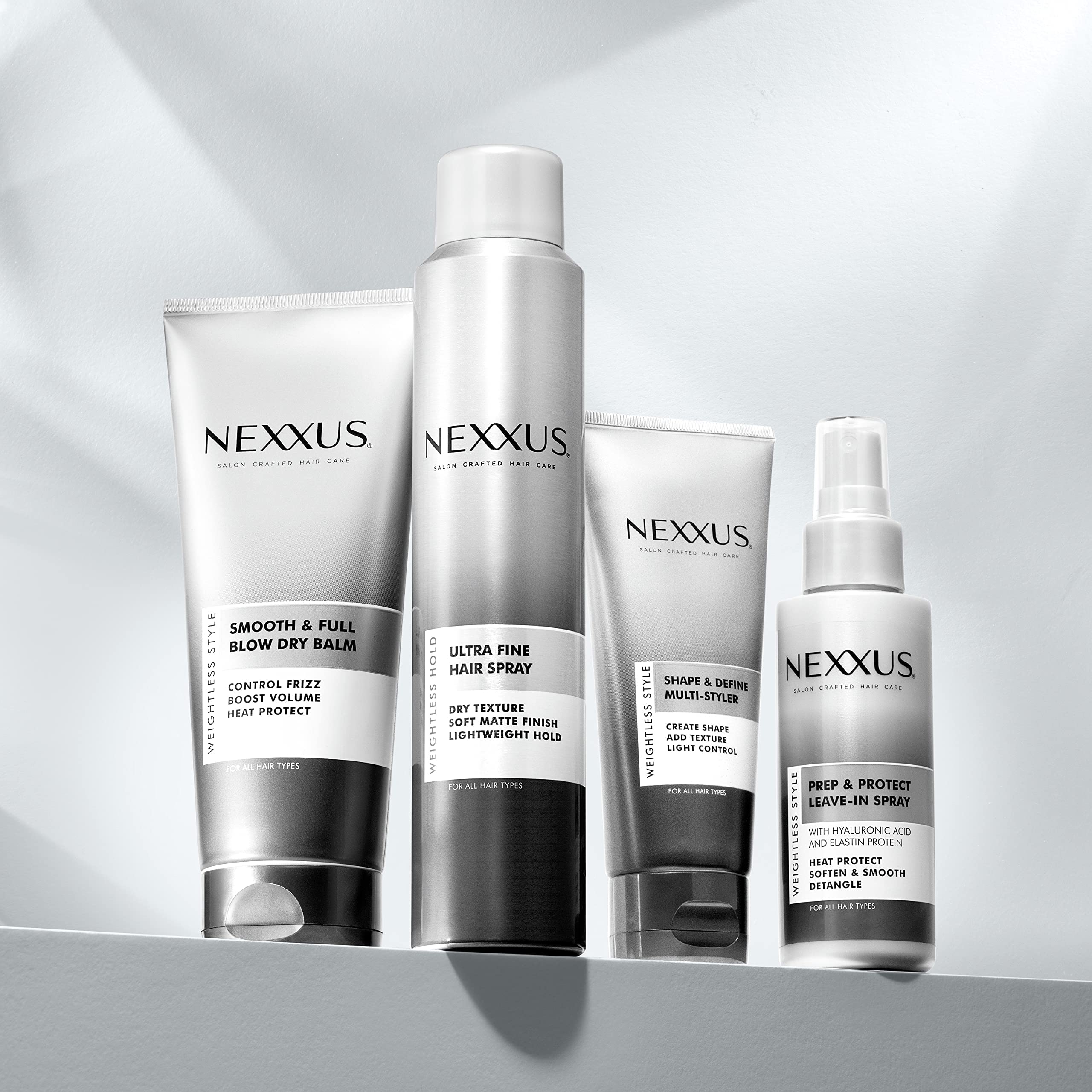 Foto 8 pulgar | Crema Para Peinar Nexxus Smooth & Full Blow Dry Balm 180 Ml - Venta Internacional.