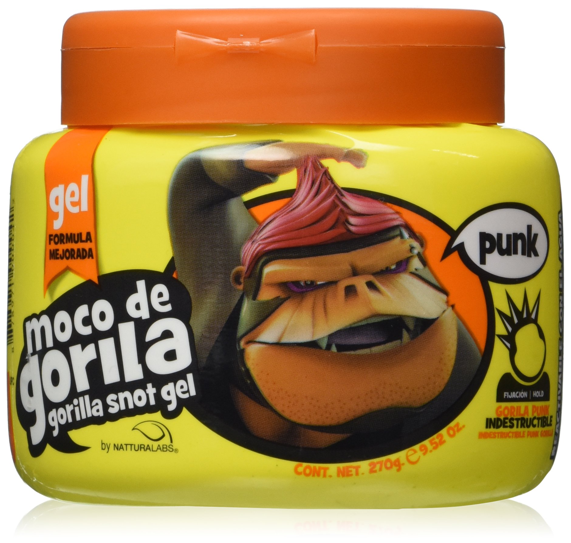 Gel Para El Cabello Moco De Gorila Punk Indestructible 280 Ml - Venta Internacional.