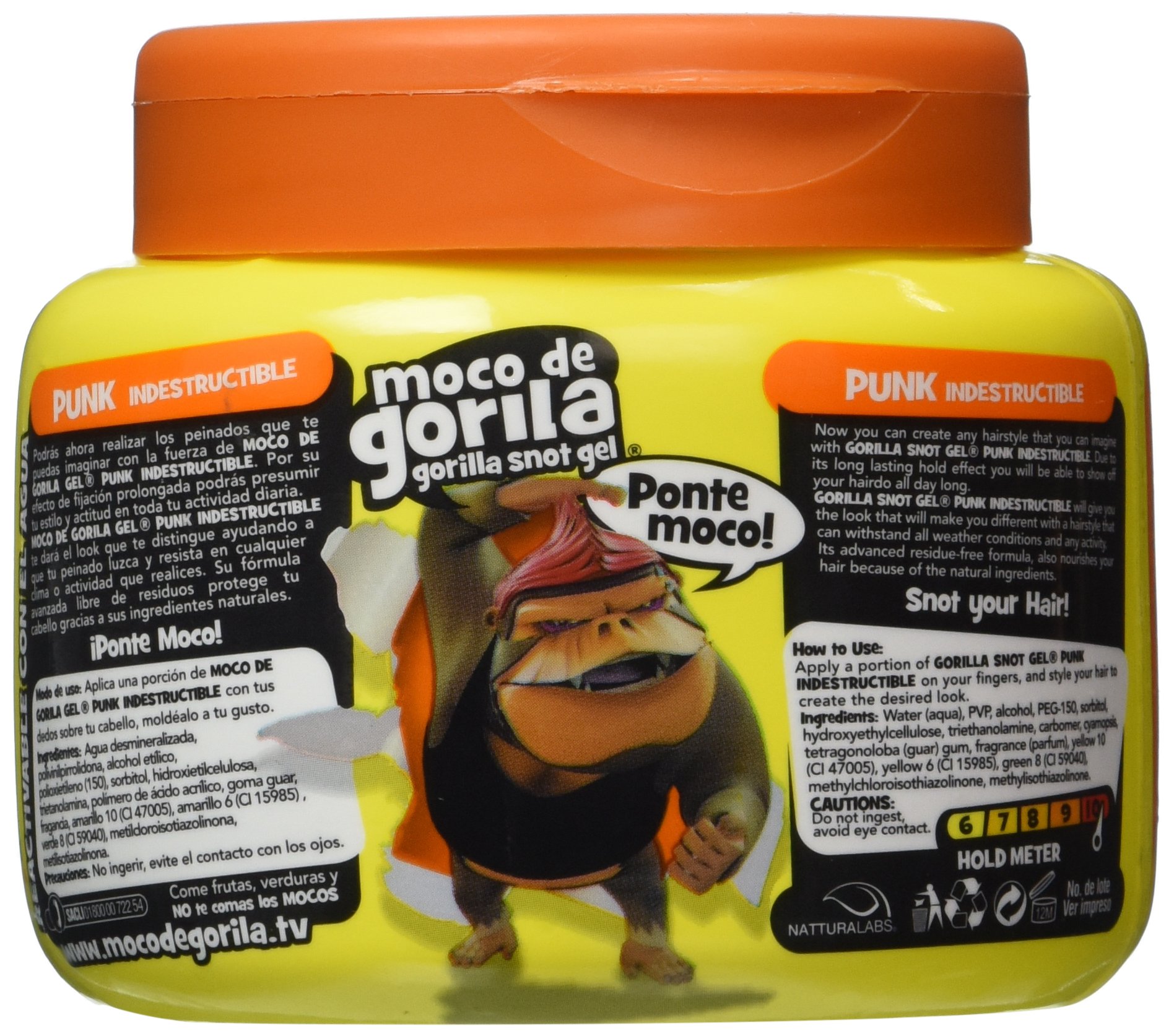 Foto 3 pulgar | Gel Para El Cabello Moco De Gorila Punk Indestructible 280 Ml - Venta Internacional.