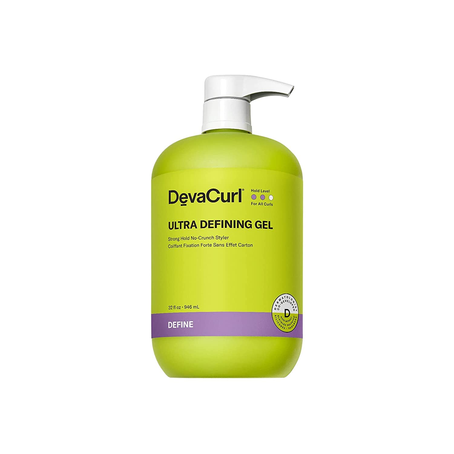 Gel Devacurl Ultra Defining Strong Hold 946 Ml Bright Breeze - Venta Internacional.