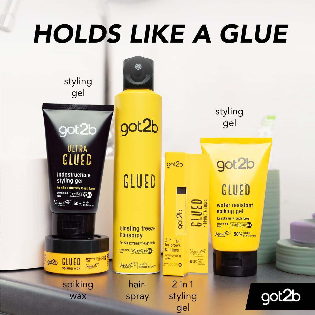 Foto 8 pulgar | Gel Got2b Brow & Edge 16 Ml, Vegano - Venta Internacional