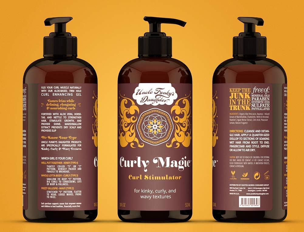 Foto 4 pulgar | Estimulador Capilar Uncle Funky's Daughter Curly Magic 530ml - Venta Internacional.