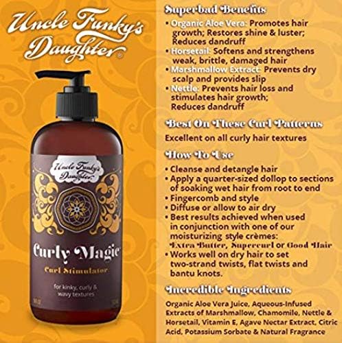 Foto 5 pulgar | Estimulador Capilar Uncle Funky's Daughter Curly Magic 530ml - Venta Internacional.