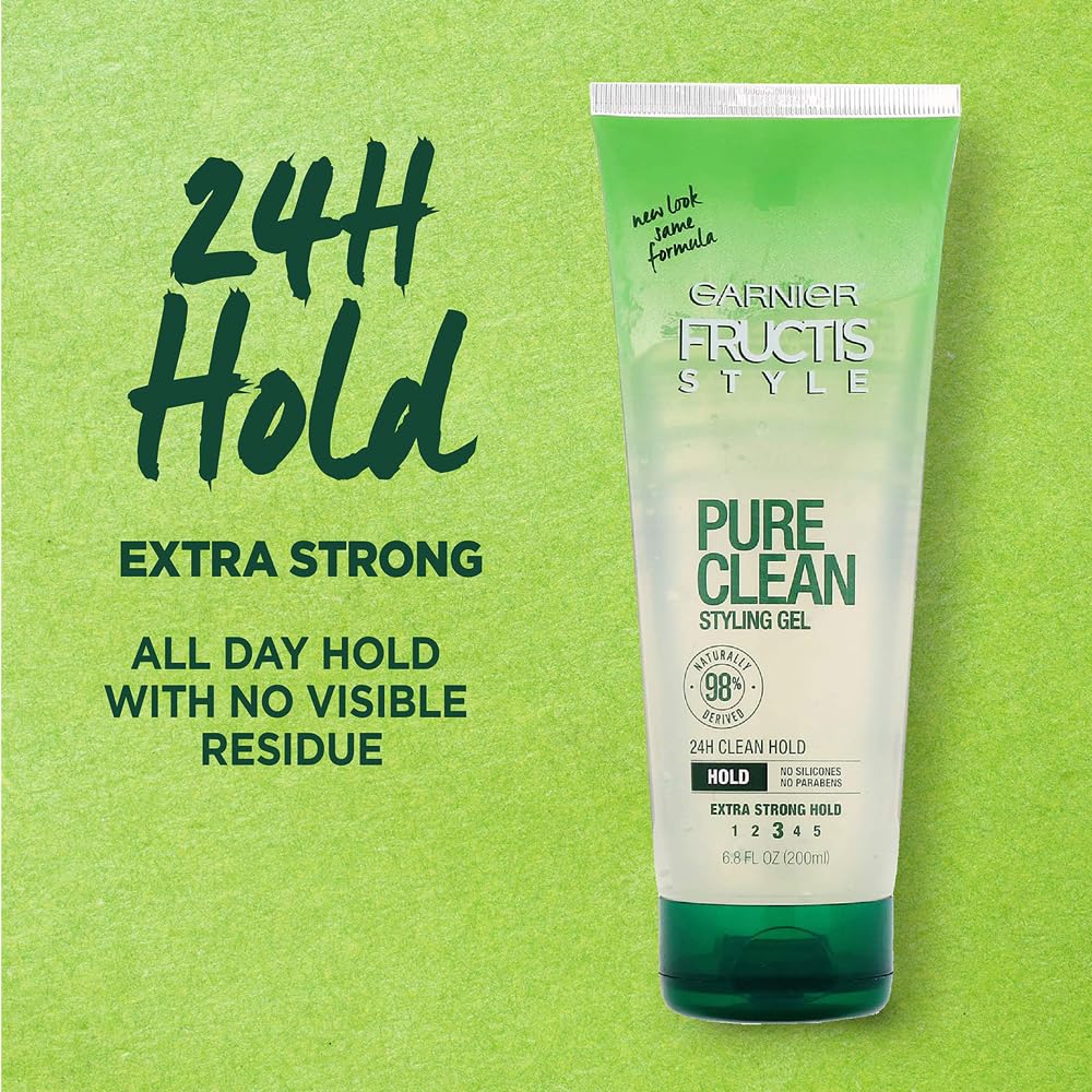 Foto 6 pulgar | Gel De Peinado Garnier Fructis Style Pure Clean 600 Ml (paquete De 3) - Venta Internacional.