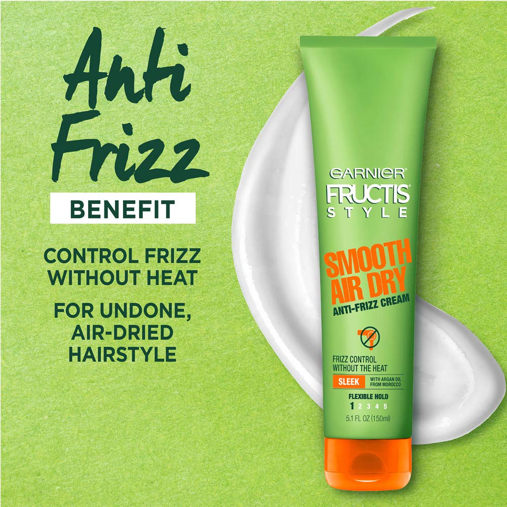 Foto 3 pulgar | Crema Antiencrespamiento Garnier Fructis Style Smooth Air Dry Para El Cuidado Del Cabello - Venta Internacional.