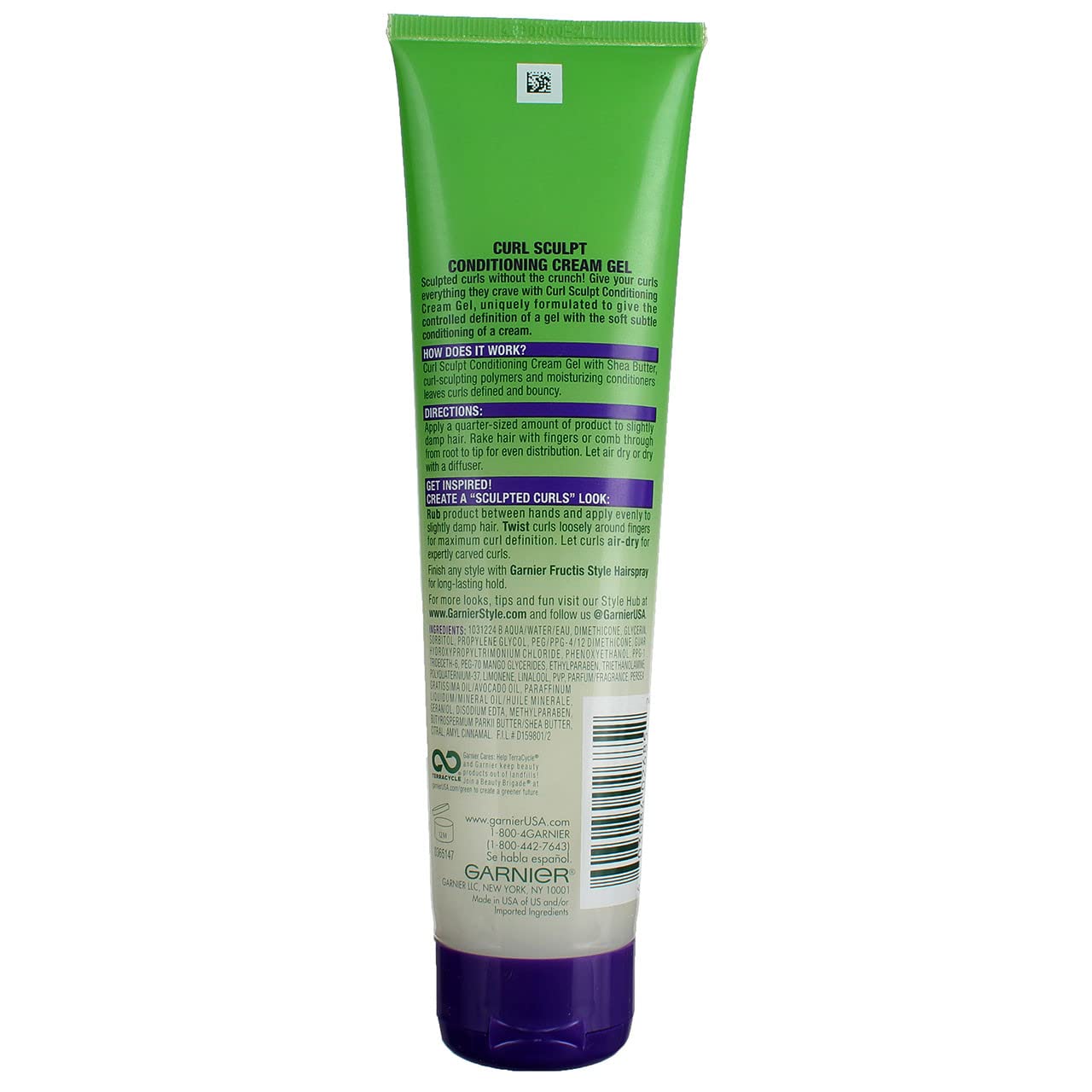 Foto 3 | Crema-gel Para Peinar Garnier Fructis Curl Sculpt Extra Strong - Venta Internacional.