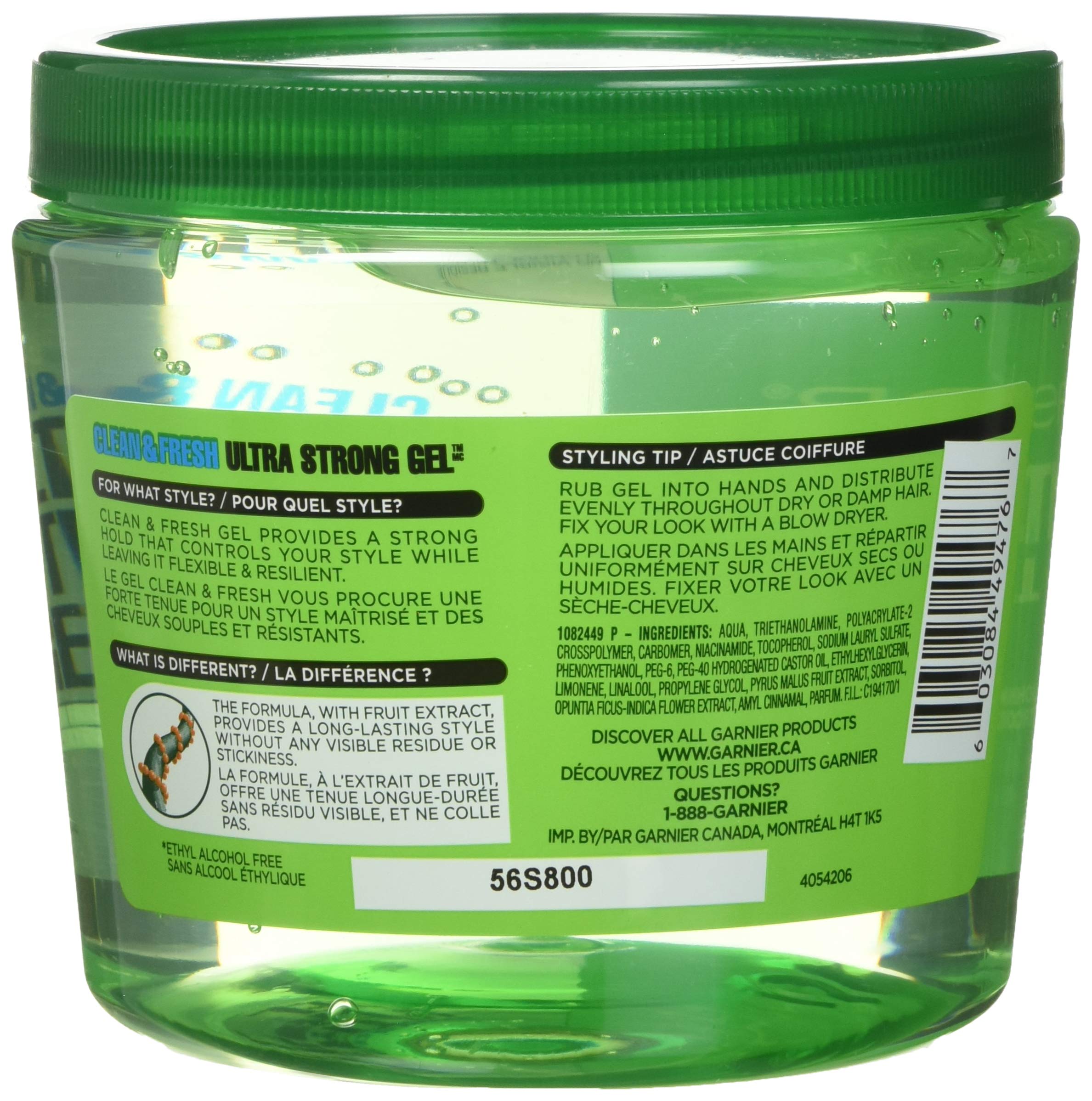 Foto 4 pulgar | Gel Garnier Fructis Style Ultra Strong Hold 625 Ml, N.º 4 - Venta Internacional.