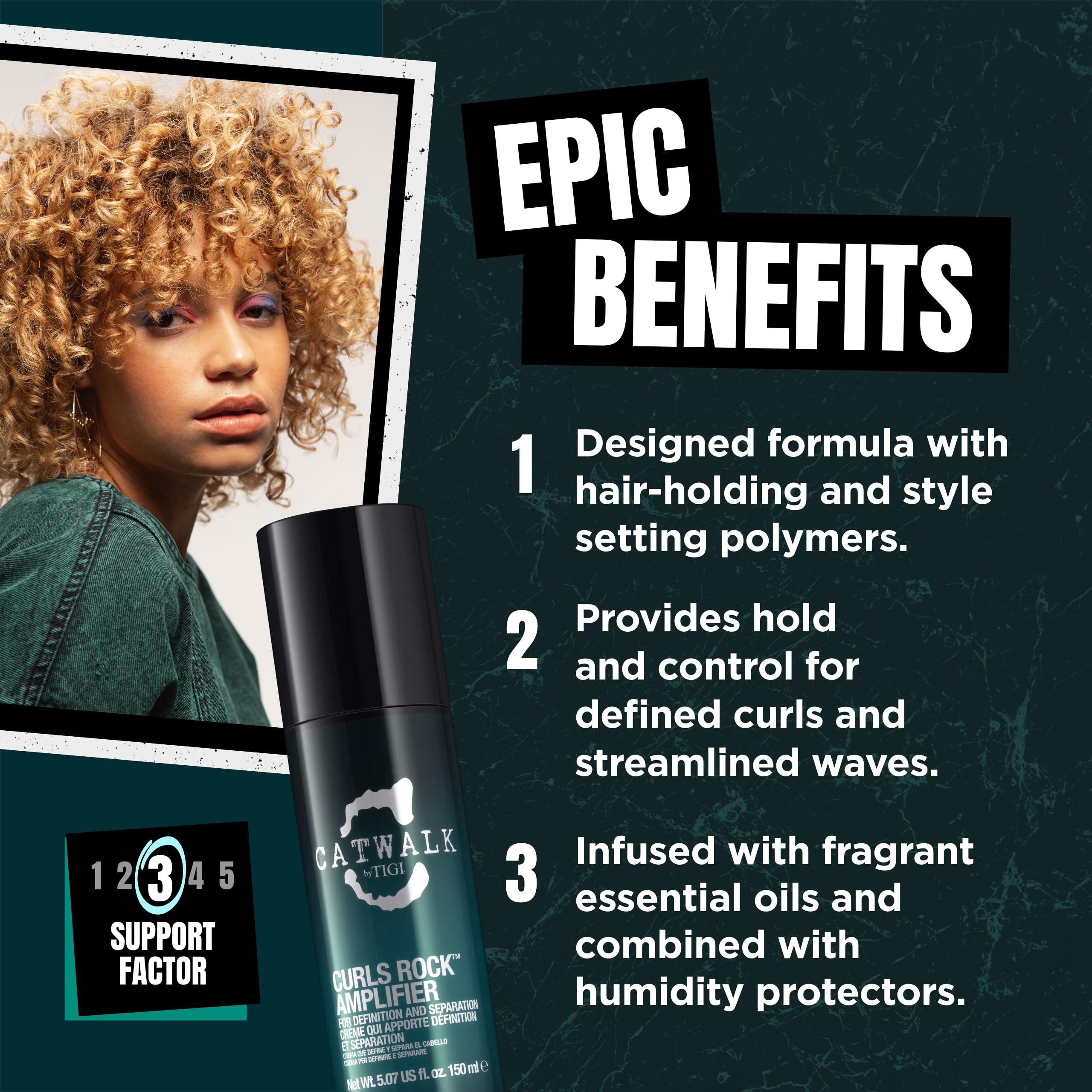 Foto 4 pulgar | Producto De Peinado Tigi Catwalk Curls Rock Amplifier 150 Ml - Venta Internacional.