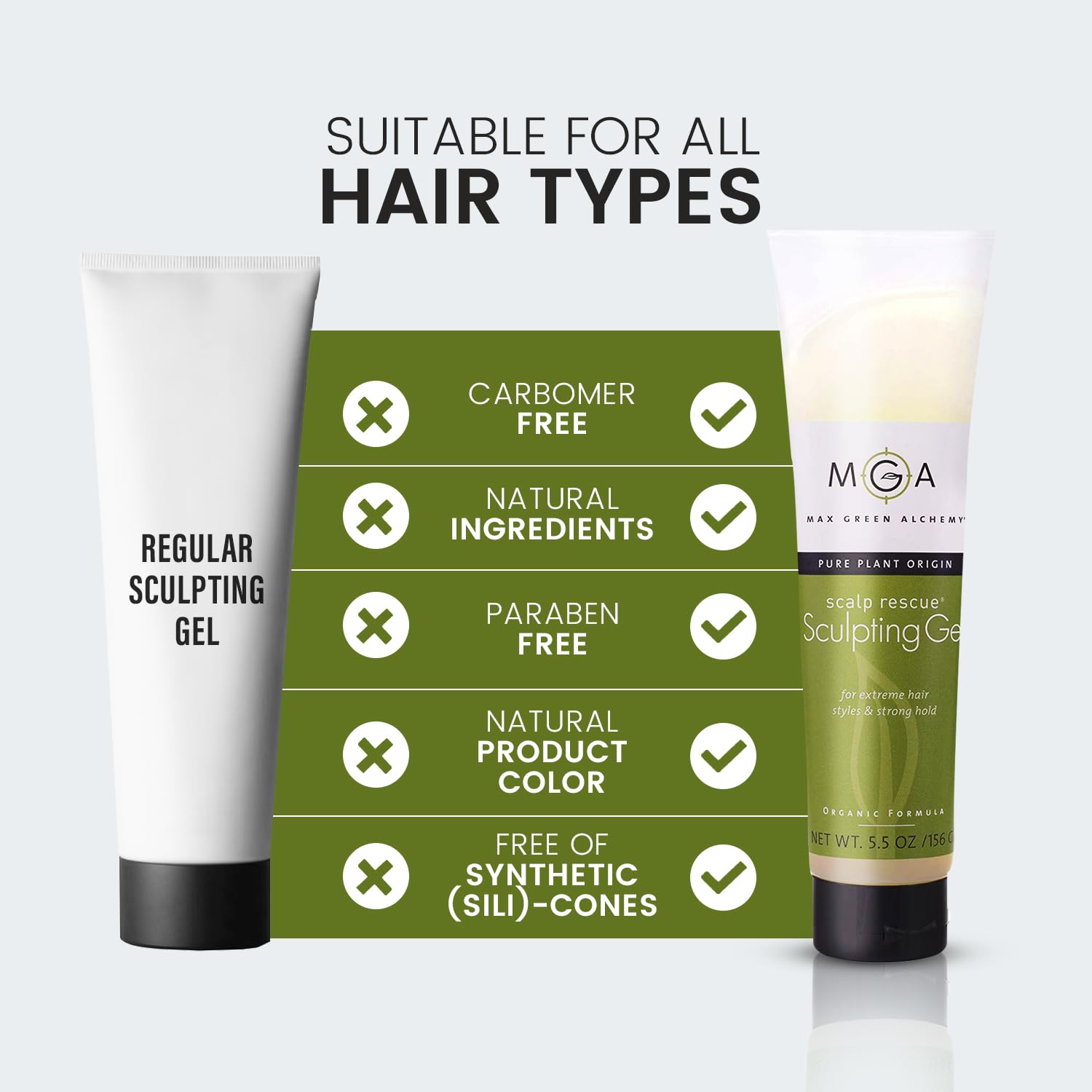 Foto 5 pulgar | Gel Para El Cabello Max Green Alchemy Mga Sculpting, 160 Ml, Fijación Fuerte - Venta Internacional.