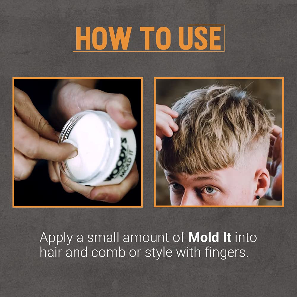 Foto 7 pulgar | Pasta Para Peinar Woody's Mold It Medium Hold Matte Finish 100 Ml - Venta Internacional.