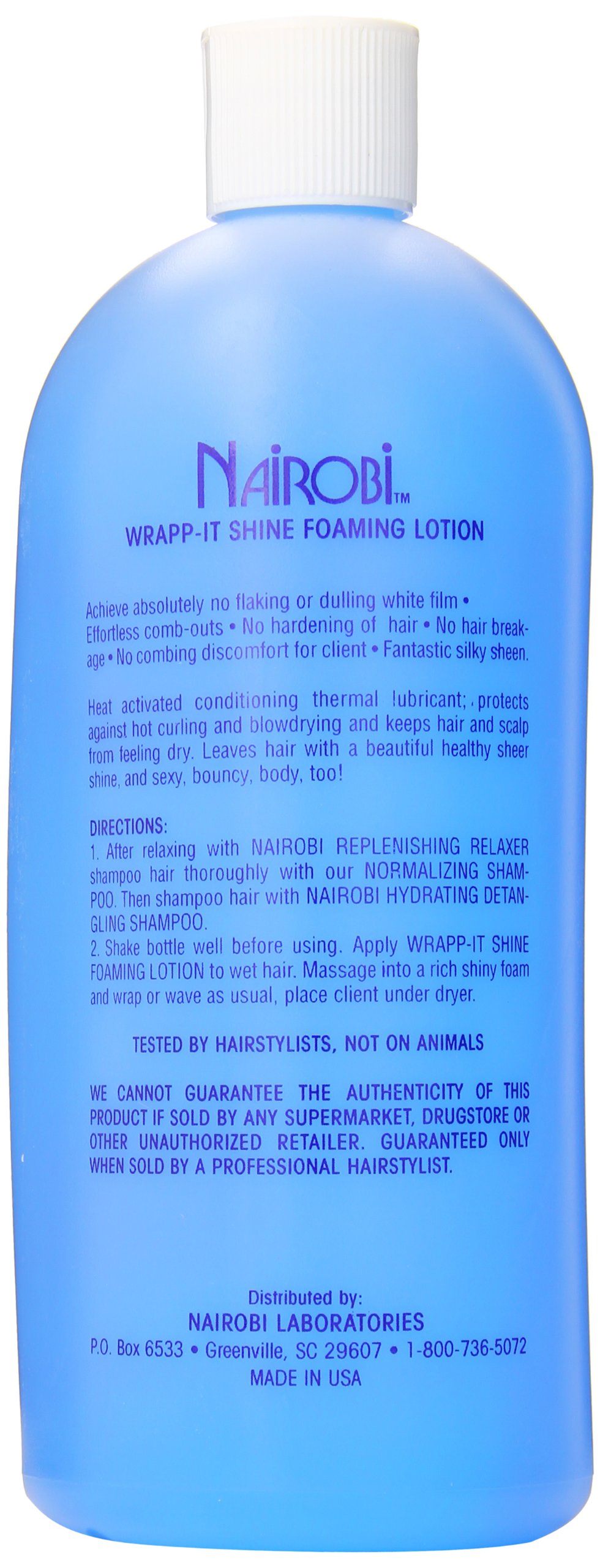 Foto 2 | Loción Espumosa Nairobi Wrapp It Shine 946 Ml Con Protección Térmica - Venta Internacional.
