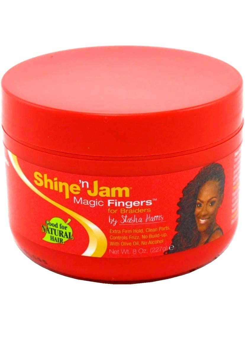 Foto 2 pulgar | Gel Para El Cabello Ampro Shine-n-jam Magic Fingers Para Trenzas 240 Ml - Venta Internacional.