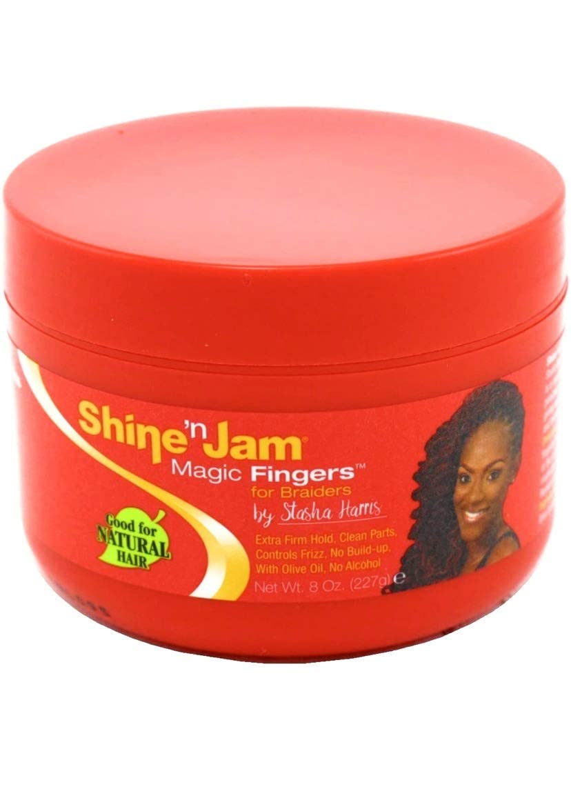Foto 3 pulgar | Gel Para El Cabello Ampro Shine-n-jam Magic Fingers Para Trenzas 240 Ml - Venta Internacional.