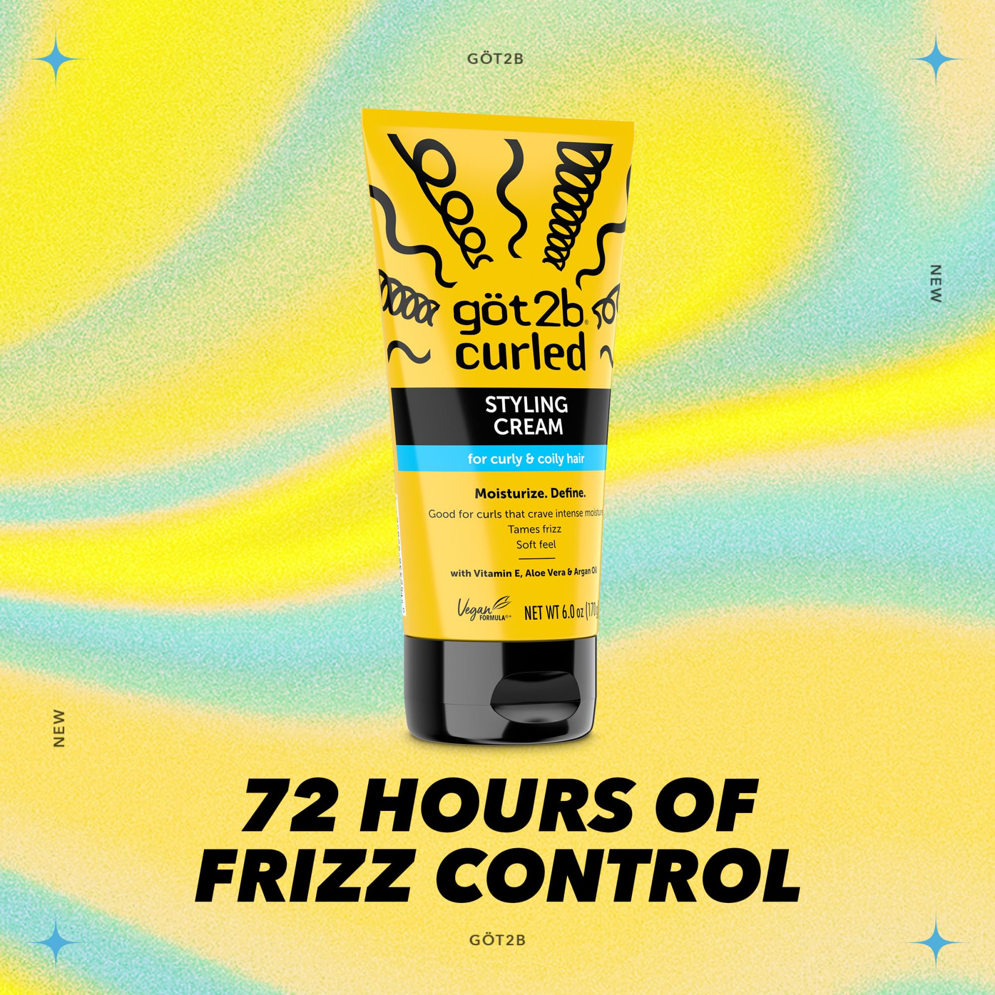 Foto 4 pulgar | Crema De Peinado Got2b Curled 177 Ml Para Cabello Rizado Tipo 3-4 - Venta Internacional.