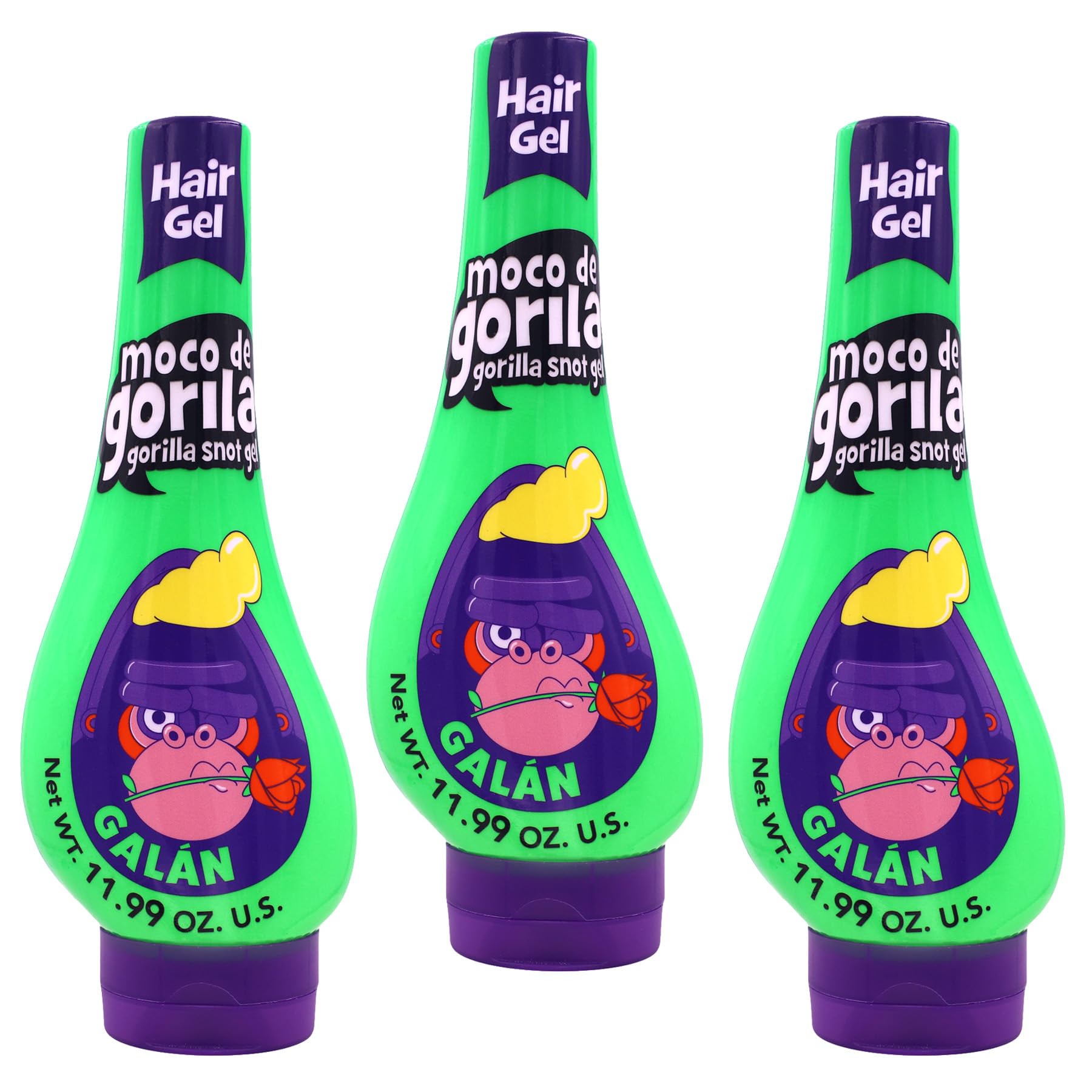 Foto 2 pulgar | Gel Para Peinar El Cabello Moco De Gorila Galan, 350 Ml, Paquete De 3 - Venta Internacional.