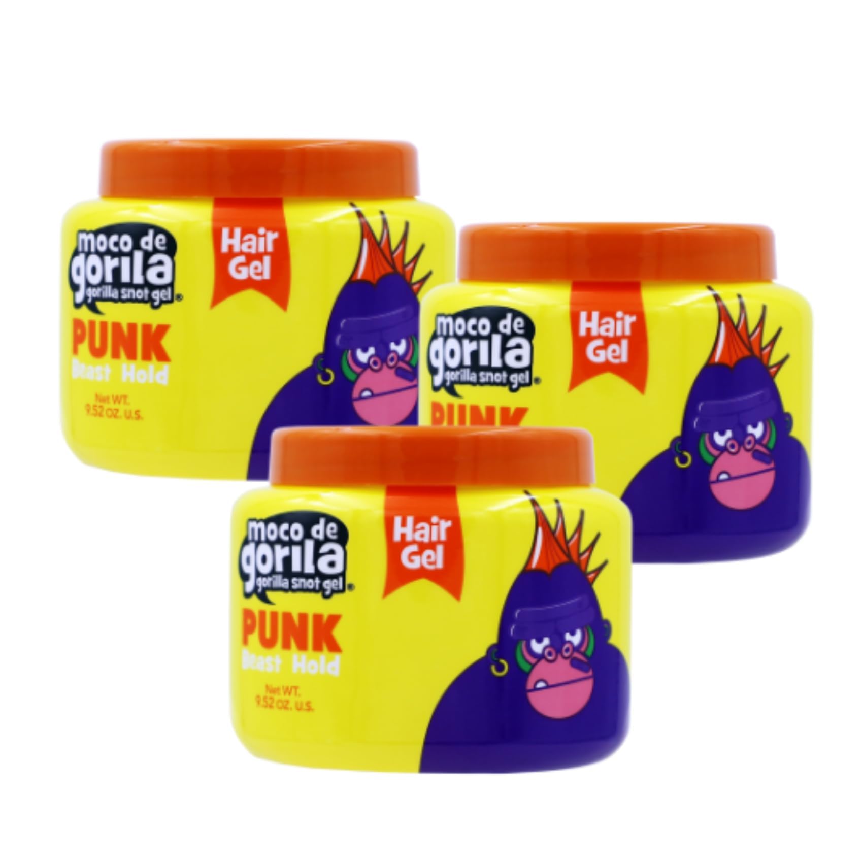 Foto 2 pulgar | Gel Para Peinar El Cabello Moco De Gorila Punk High Fixation 270 Ml, Paquete De 3 - Venta Internacional.