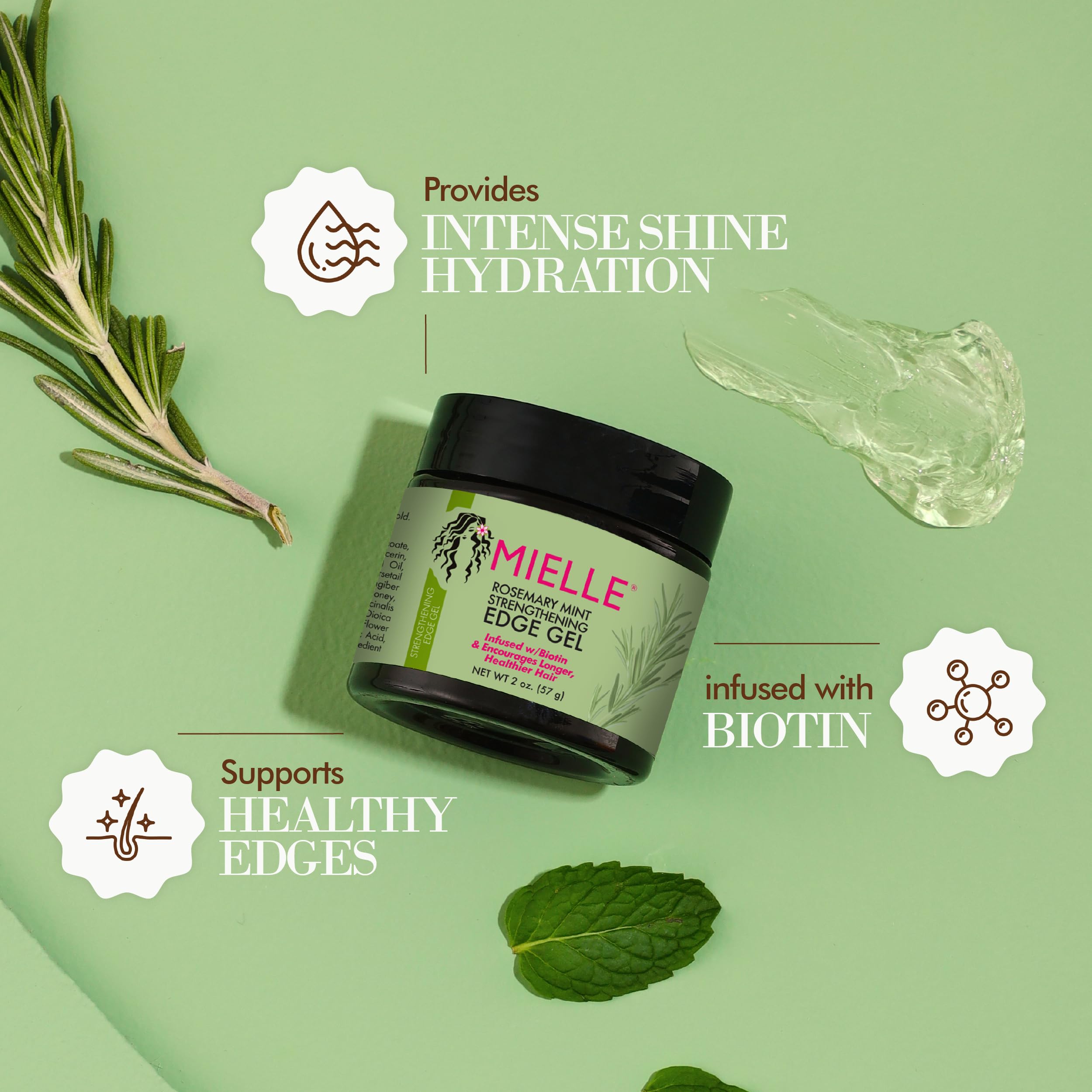 Foto 5 pulgar | Tratamiento Para Peinar El Cabello Mielle Organics Rosemary Mint 60 Ml - Venta Internacional.