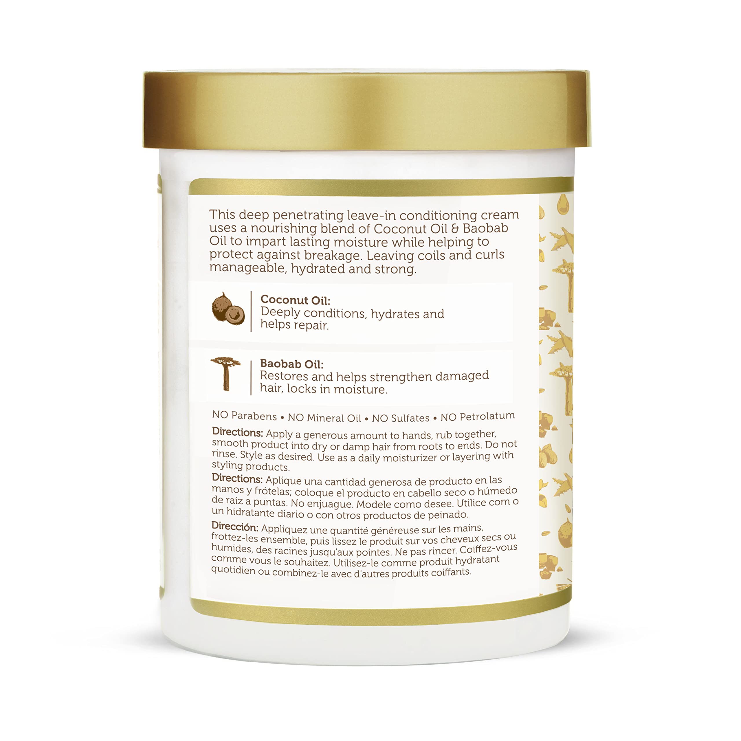 Foto 8 pulgar | Crema Para El Cabello African Pride Moisture Miracle Coconut 530ml - Venta Internacional.