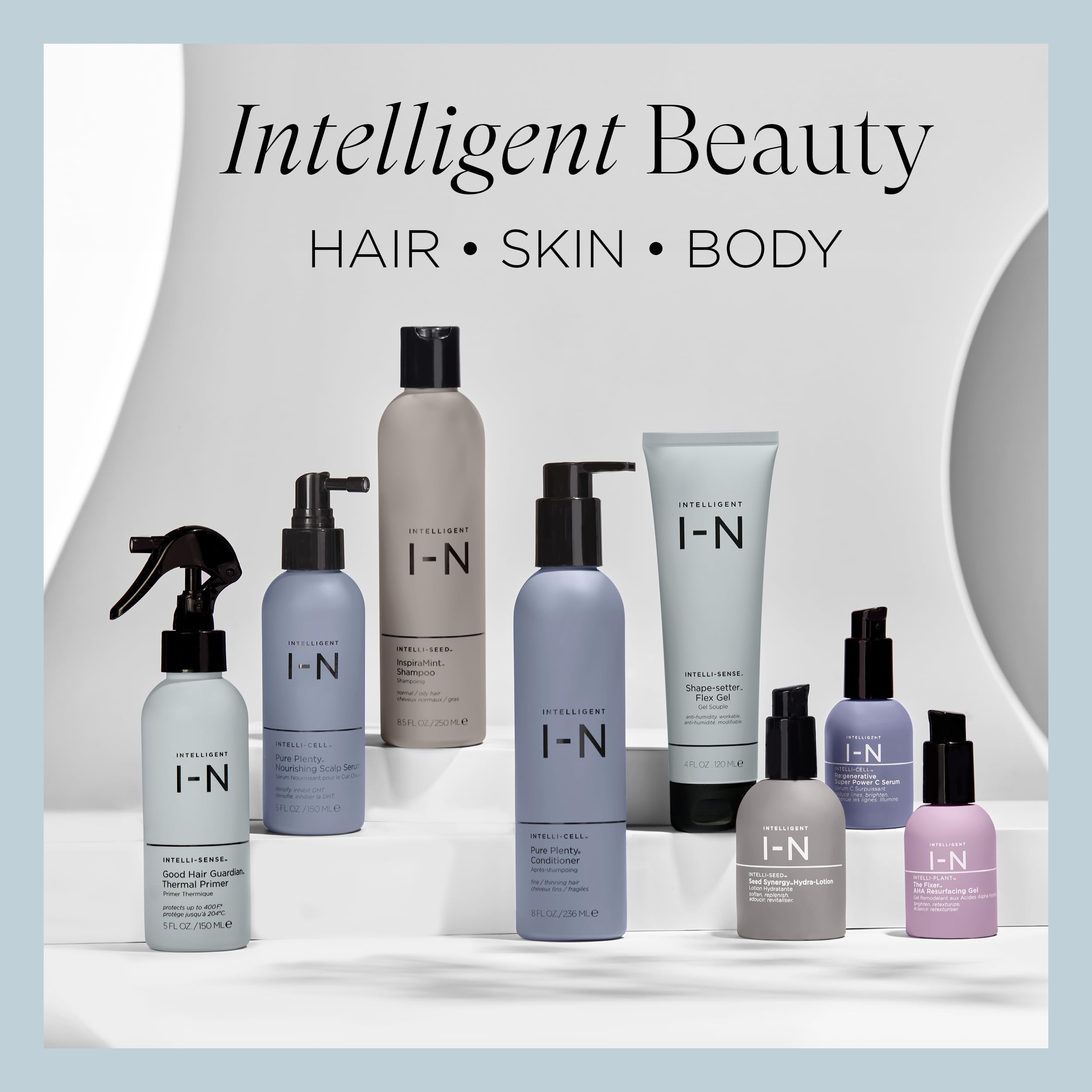 Foto 7 pulgar | Crema Blow Out Intelligent Nutrients Amplifi-hair, 120 Ml, Vegana - Venta Internacional.