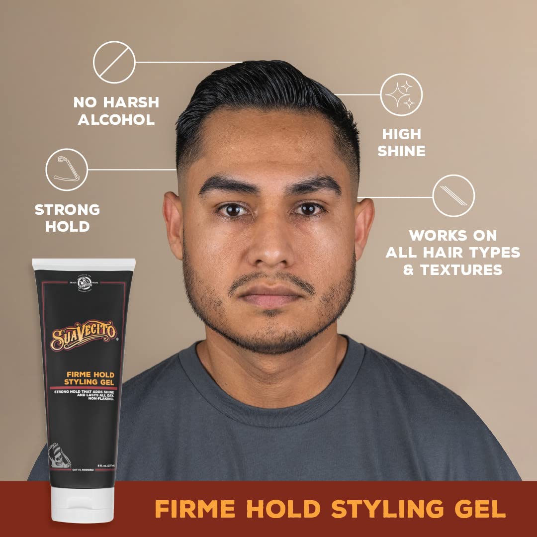 Foto 4 | Gel De Peinado Suavecito Firme Hold Para Cabello Medio A Grueso - Venta Internacional.