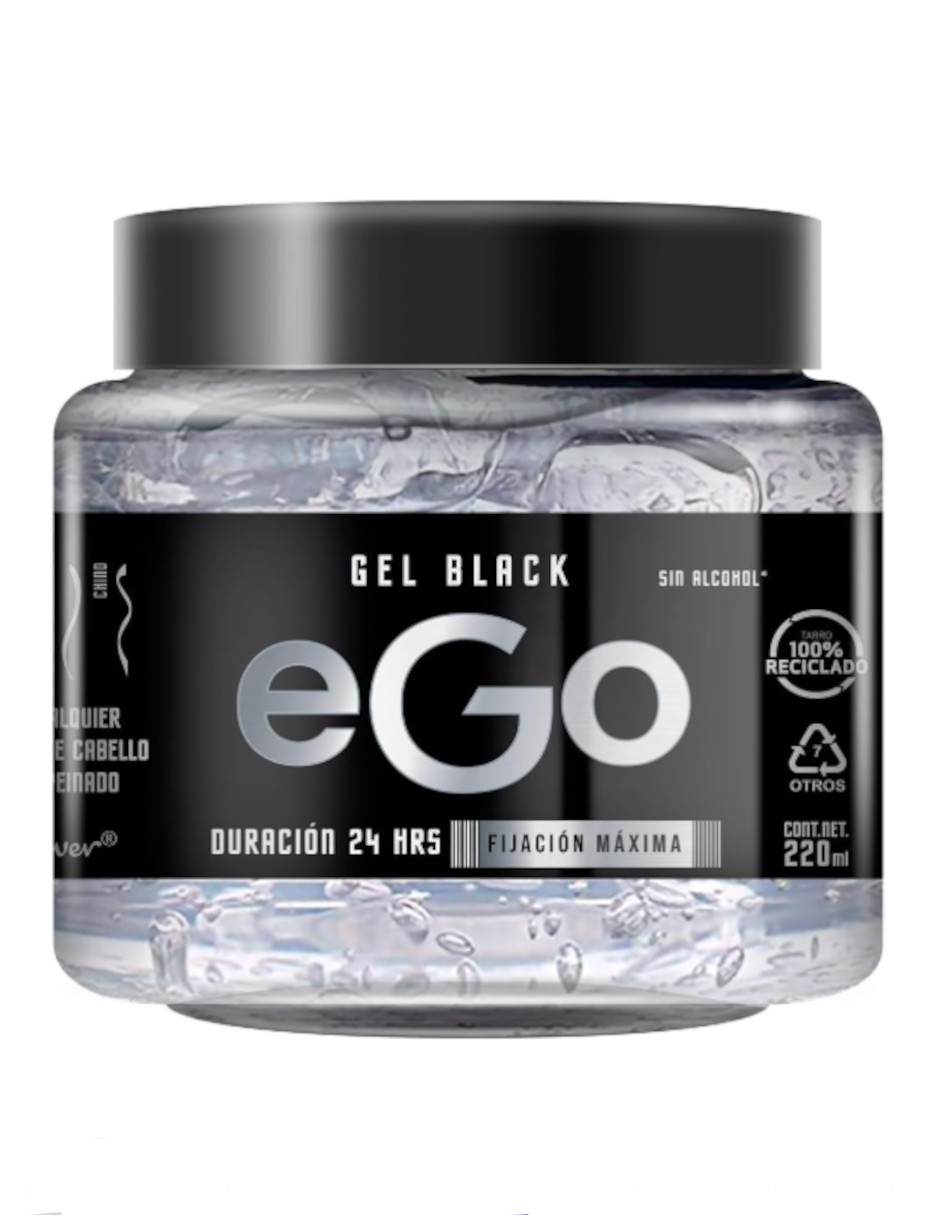 Foto 2 | Gel Fijador Para Cabello Ego Black + Termo De Agua De Regalo Güish