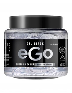 Foto 2 | Gel Fijador Para Cabello Ego Black + Termo De Agua De Regalo Güish