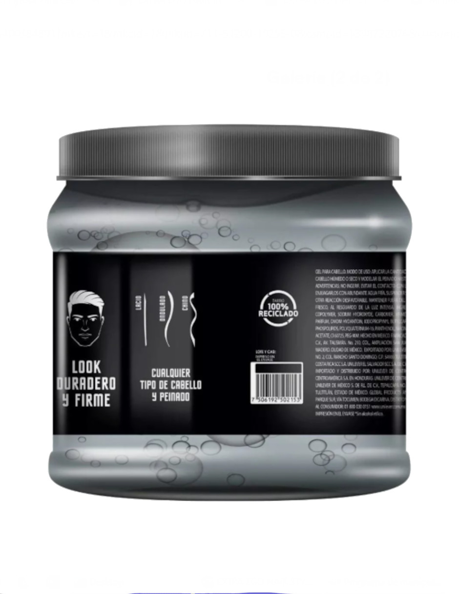 Foto 5 pulgar | Gel Fijador Para Cabello Ego Black + Termo De Agua De Regalo Güish