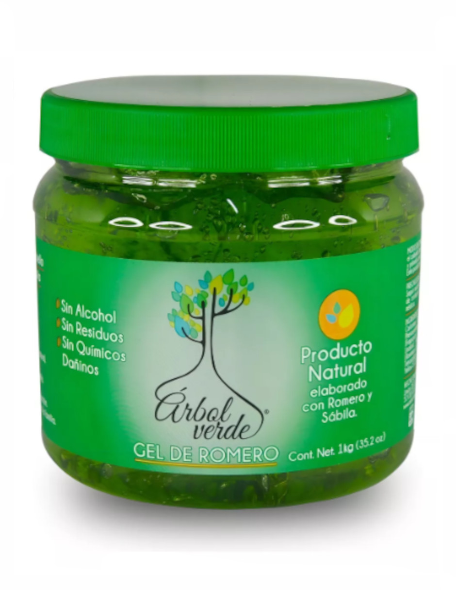 Foto 4 pulgar | Gel De Linaza De 1 Kg + Gel De Romero 1kg Árbol Verde + Termo Güish Gratis