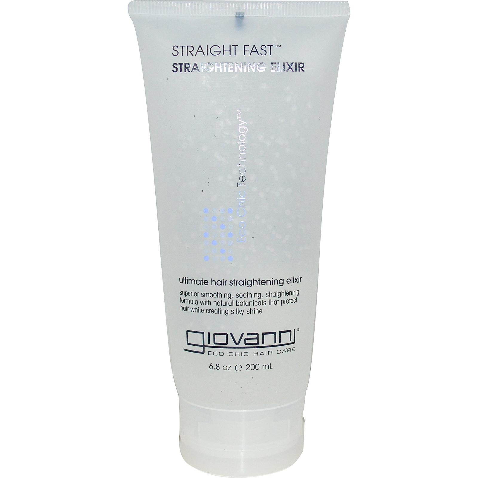 Elixir Para Alisar El Cabello Giovanni Straight Fast 200 Ml - Venta Internacional.