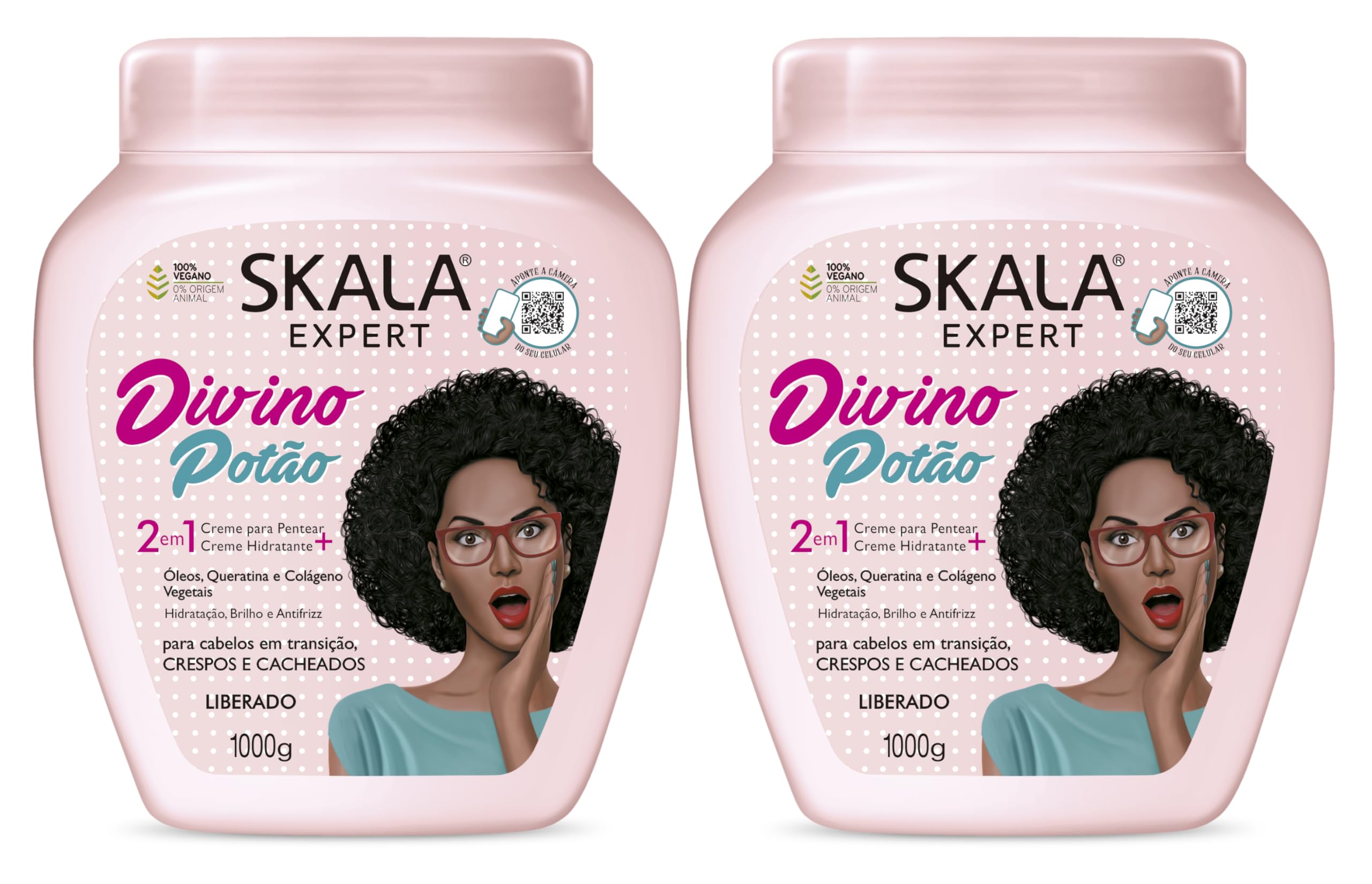 Crema Para El Cabello Skala Divino Potao, Paquete De 2, 960 Ml - Venta Internacional.