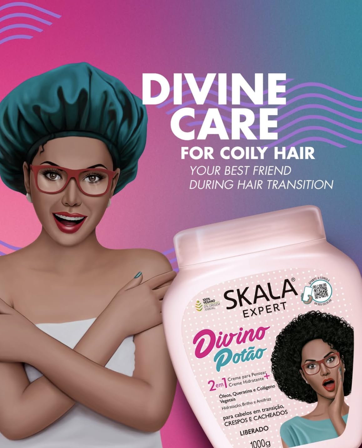 Foto 3 pulgar | Crema Para El Cabello Skala Divino Potao, Paquete De 2, 960 Ml - Venta Internacional.