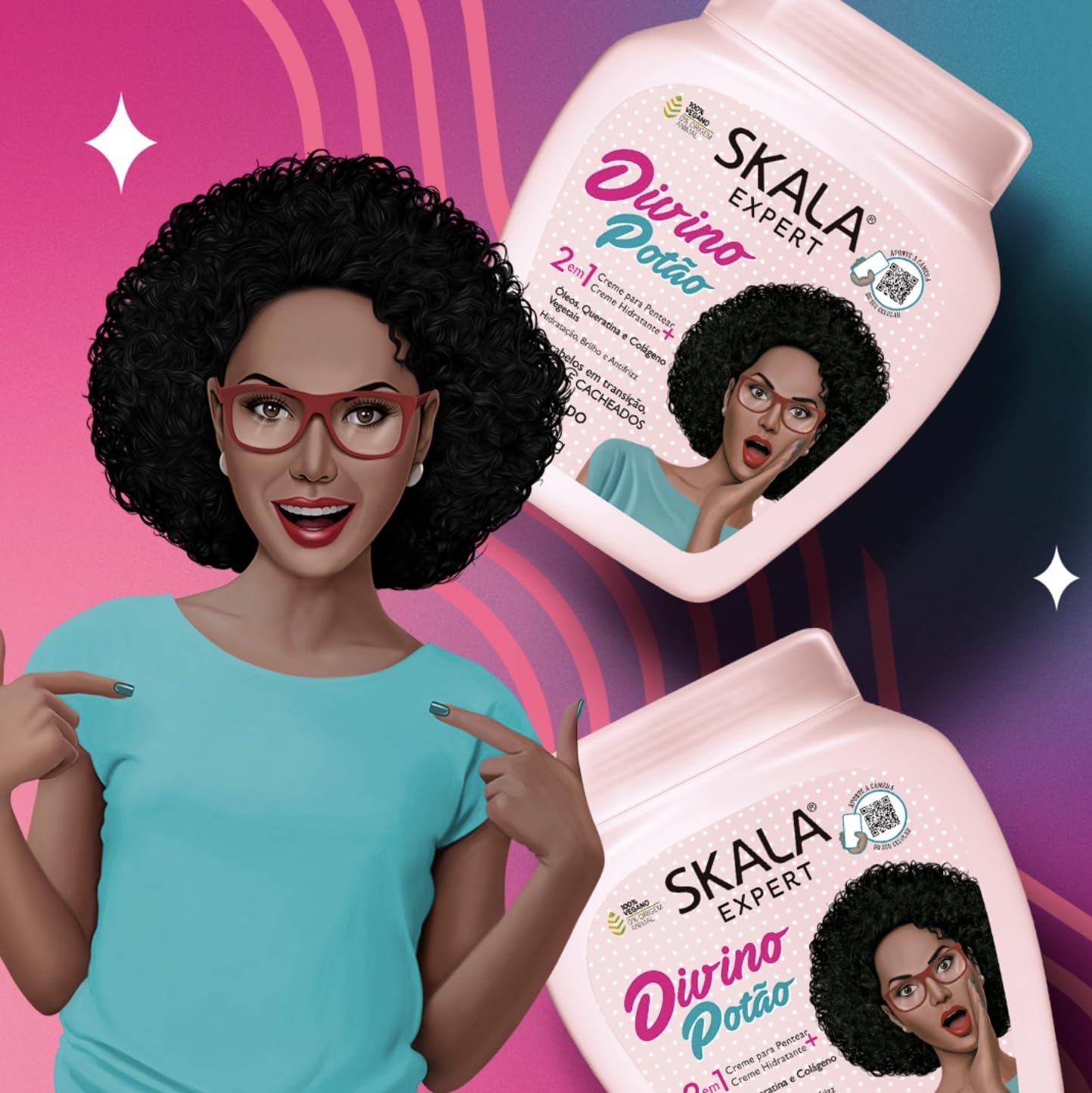 Foto 4 pulgar | Crema Para El Cabello Skala Divino Potao, Paquete De 2, 960 Ml - Venta Internacional.