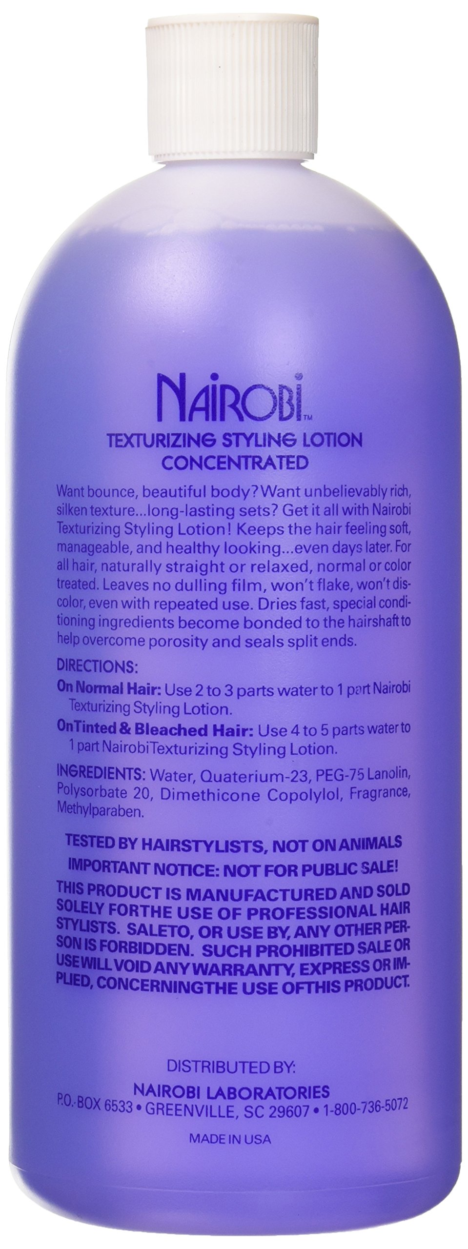 Foto 2 | Loción Para Peinar Nairobi Texturizing 960 Ml - Venta Internacional.