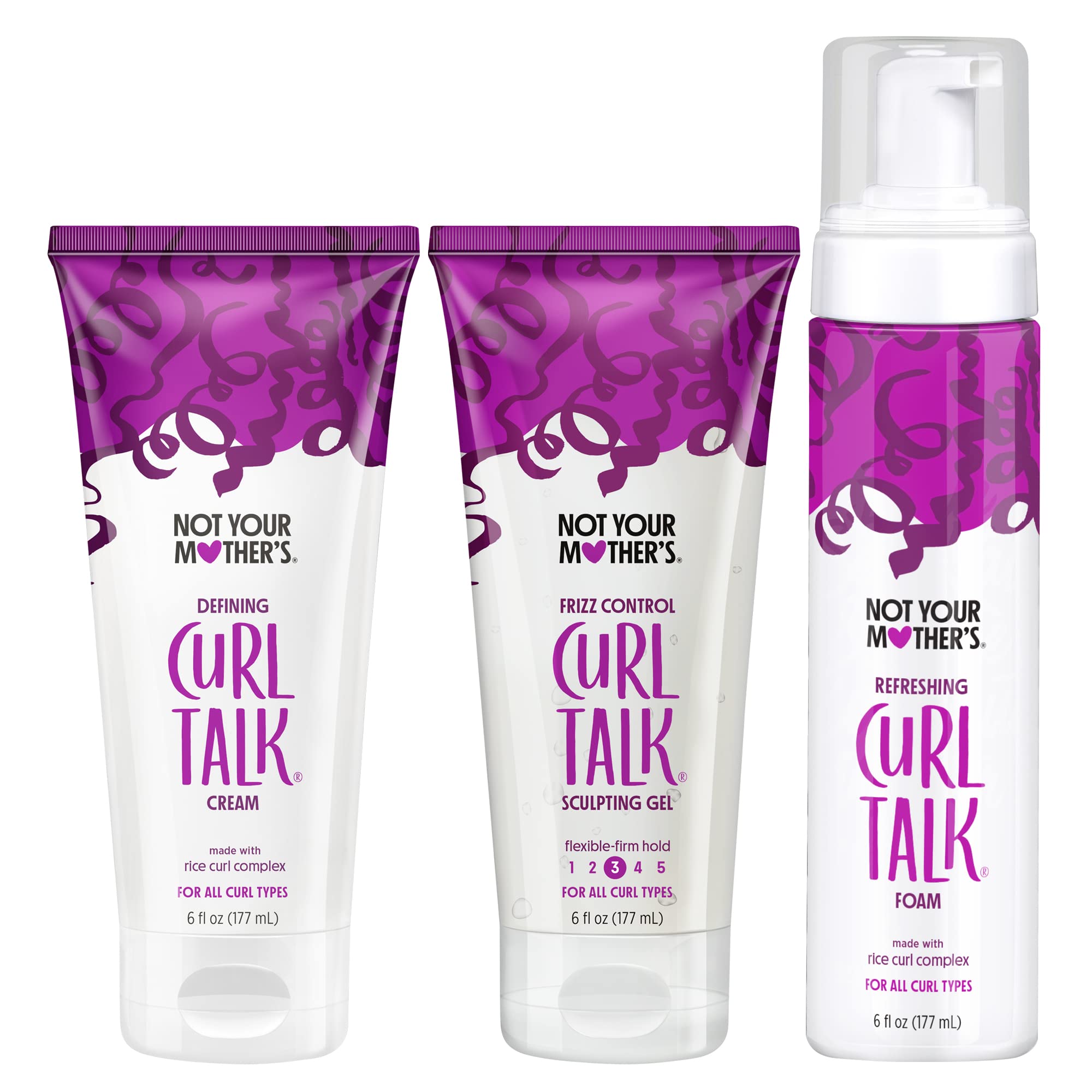 Foto 1 | Hair Care Not Your Mother's Curl Talk, Paquete De 3 Unidades, Para Controlar El Encrespamiento - Venta Internacional.