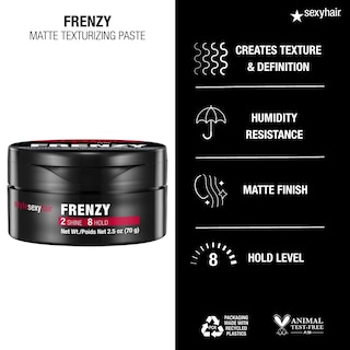 Foto 4 | Pasta Texturizante Sexyhair Style Frenzy Matte 75 Ml - Venta Internacional.