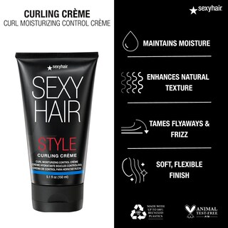 Foto 3 | Crema Curling Creme Sexyhair Style Curl Hidratante, 150 Ml, Light Control - Venta Internacional.