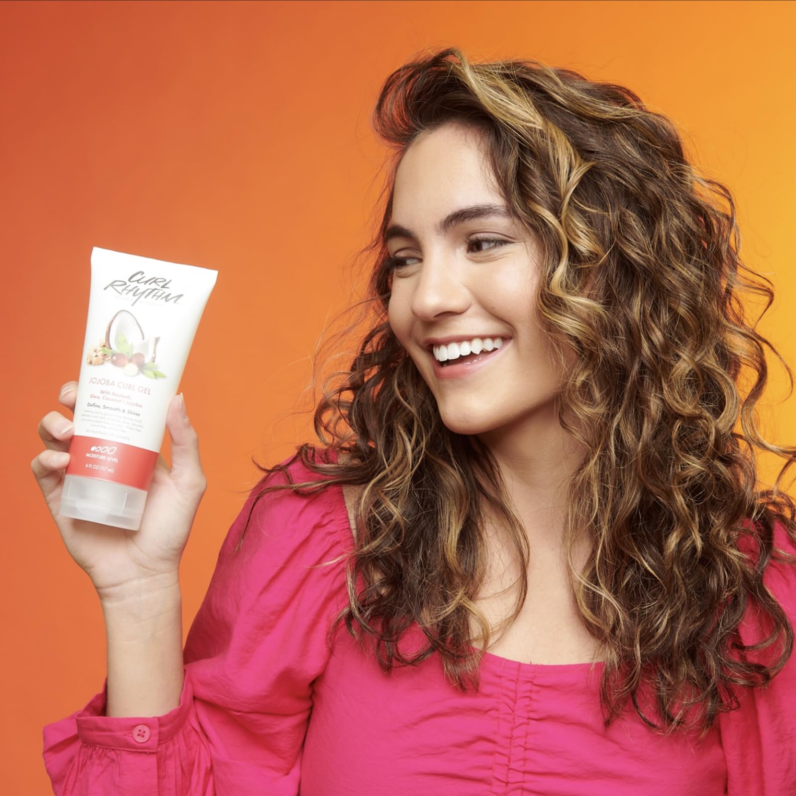 Foto 3 pulgar | Gel Para El Cabello Curl Rhythm Jojoba Defining Bouncy Curls 180 Ml - Venta Internacional.
