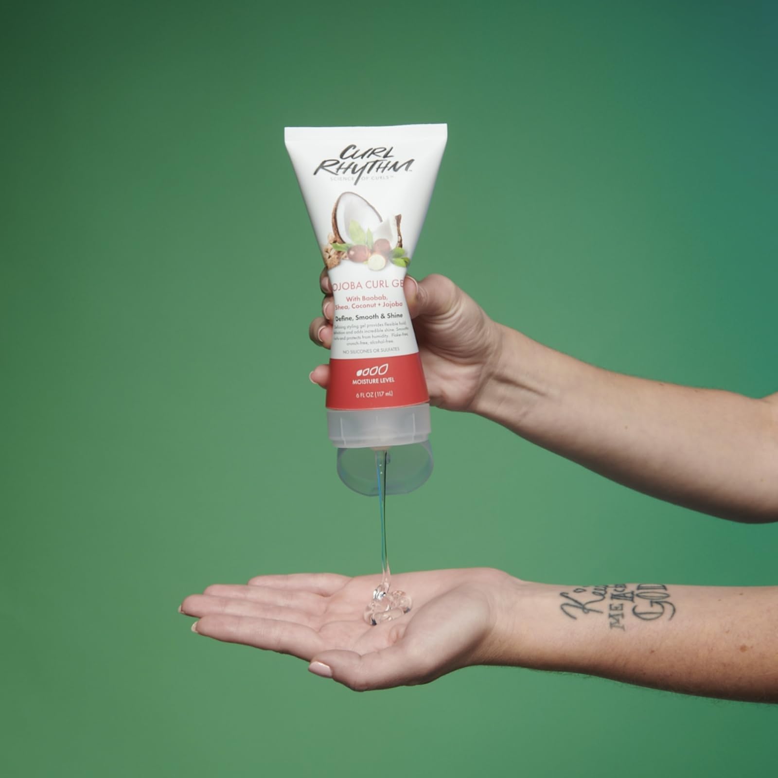 Foto 4 pulgar | Gel Para El Cabello Curl Rhythm Jojoba Defining Bouncy Curls 180 Ml - Venta Internacional.