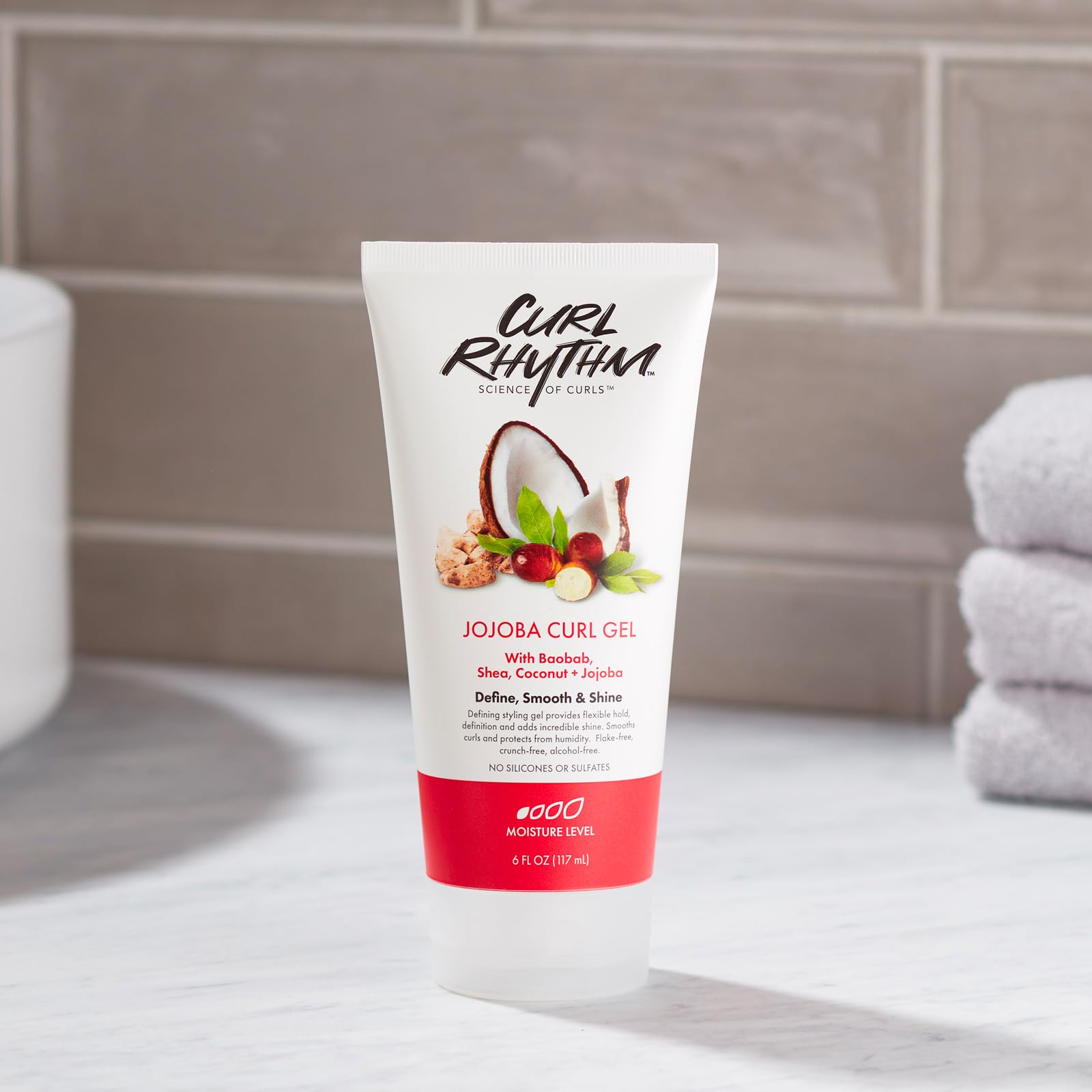 Foto 5 pulgar | Gel Para El Cabello Curl Rhythm Jojoba Defining Bouncy Curls 180 Ml - Venta Internacional.