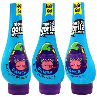 Foto 1 | Gel Para Peinar El Cabello Moco De Gorila Gamer, Fijación Duradera, 3 X 350 Ml - Venta Internacional.