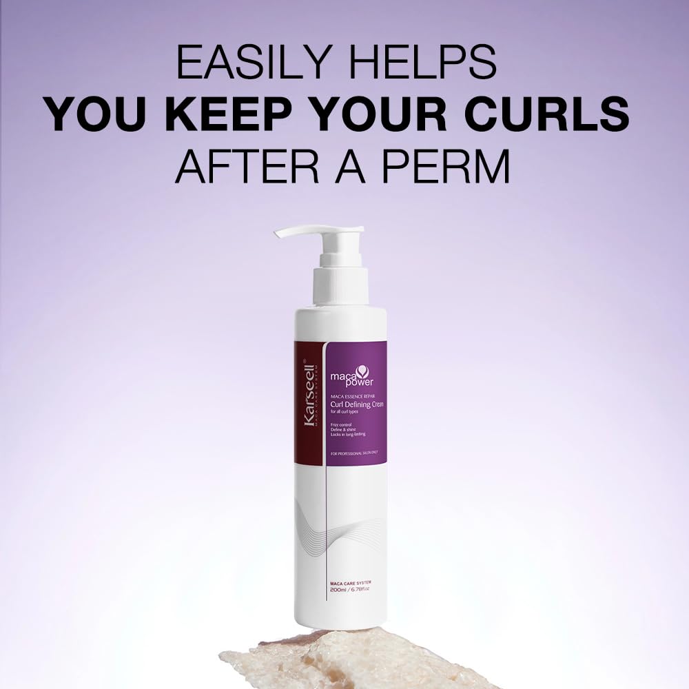 Foto 5 pulgar | Crema Para Rizar Karseell Curl-defining 200 Ml Con Esencia De Maca - Venta Internacional.