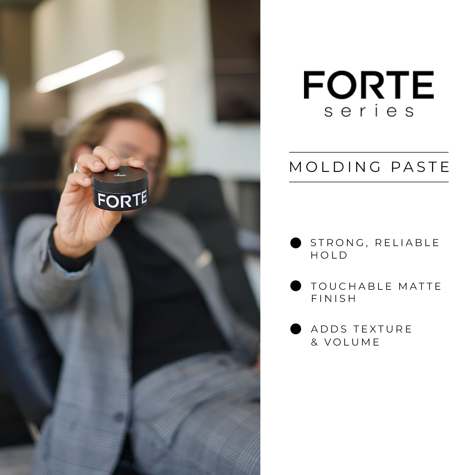 Foto 3 pulgar | Pasta Moldeadora De Cabello Forte Series Low Shine Para Hombre, 75 Ml - Venta Internacional.