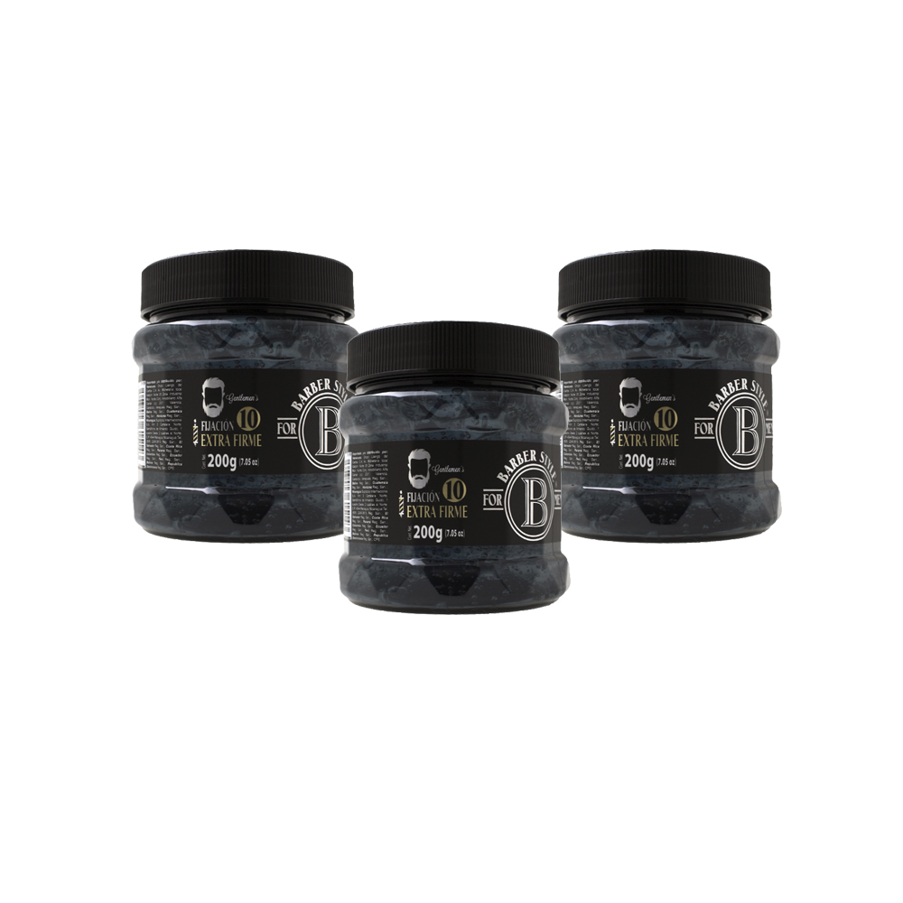 Foto 2 pulgar | Gel Para El Cabello 200gr Barber Style (3pack) Gbs-200-p3