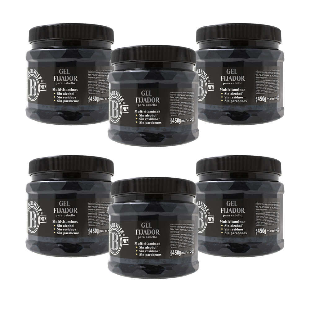 Foto 1 | Gel Para El Cabello 450gr Barber Style (6pack) Gbs-450-p6