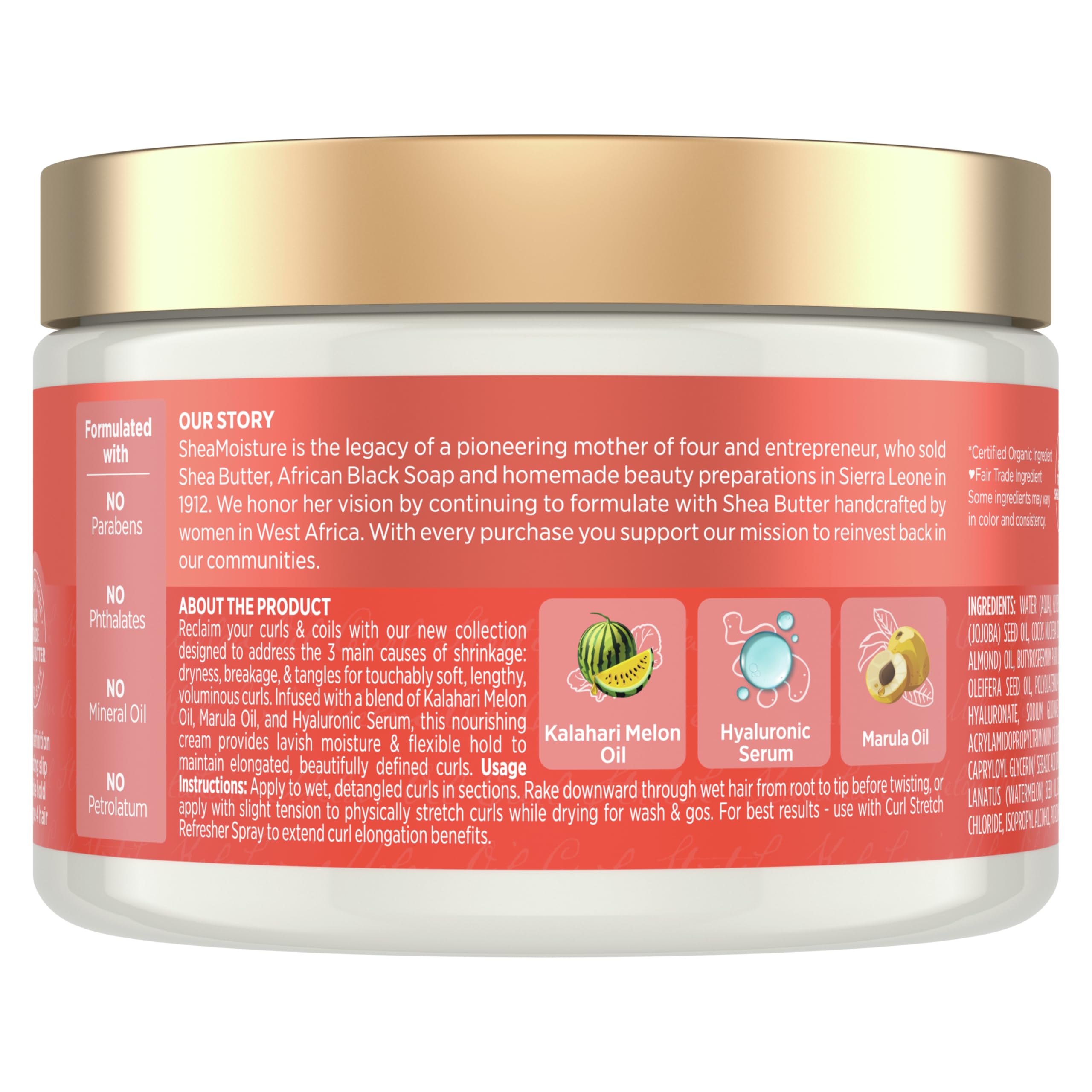 Foto 3 pulgar | Crema De Estiramiento Y Volumen Curl Sheamoisture, 325 Ml, Tipo 4, Rizos - Venta Internacional.