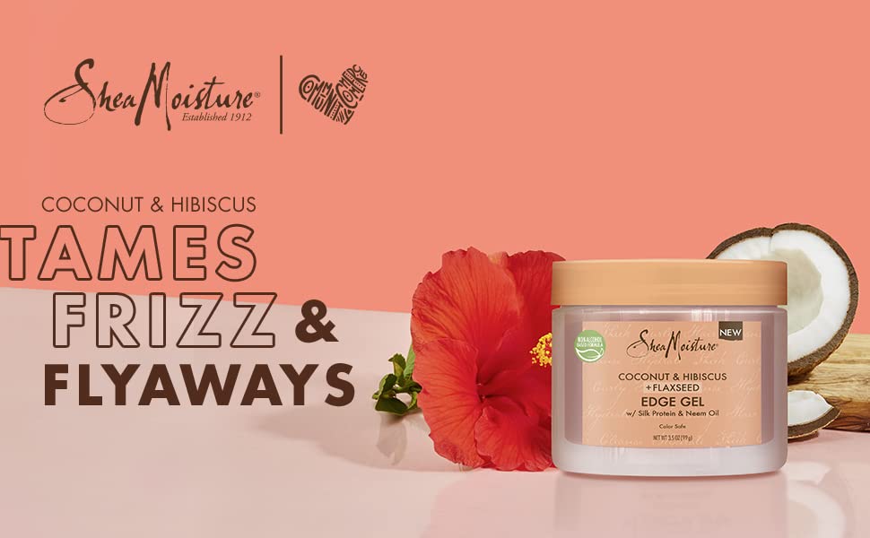 Foto 4 pulgar | Edge Control Gel Sheamoisture Con Semillas De Lino, Coco E Hibisco, 100 Ml - Venta Internacional.